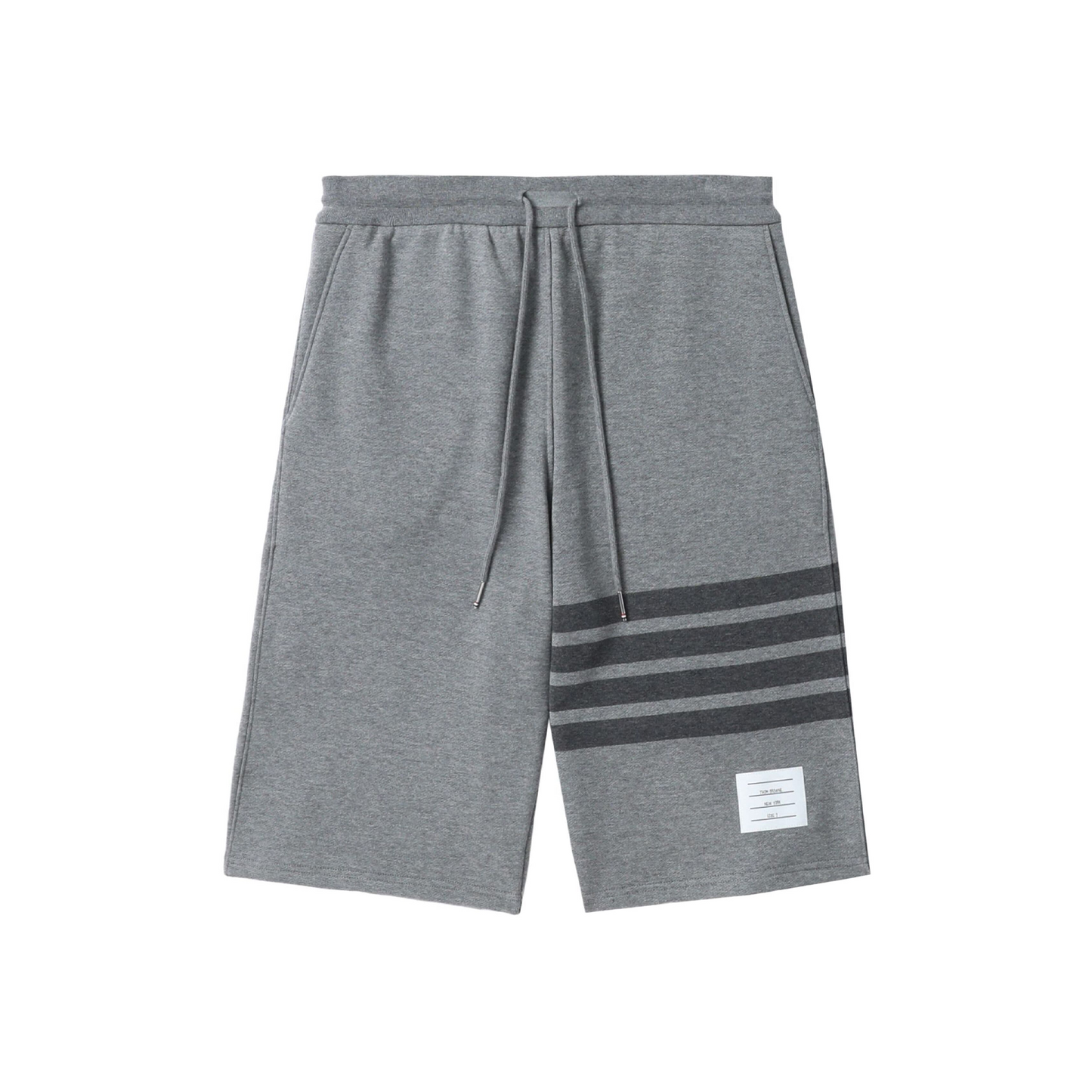 THOM BROWNE Classic Loopback 4-Bar Sweatshort Medium Grey (SS23)