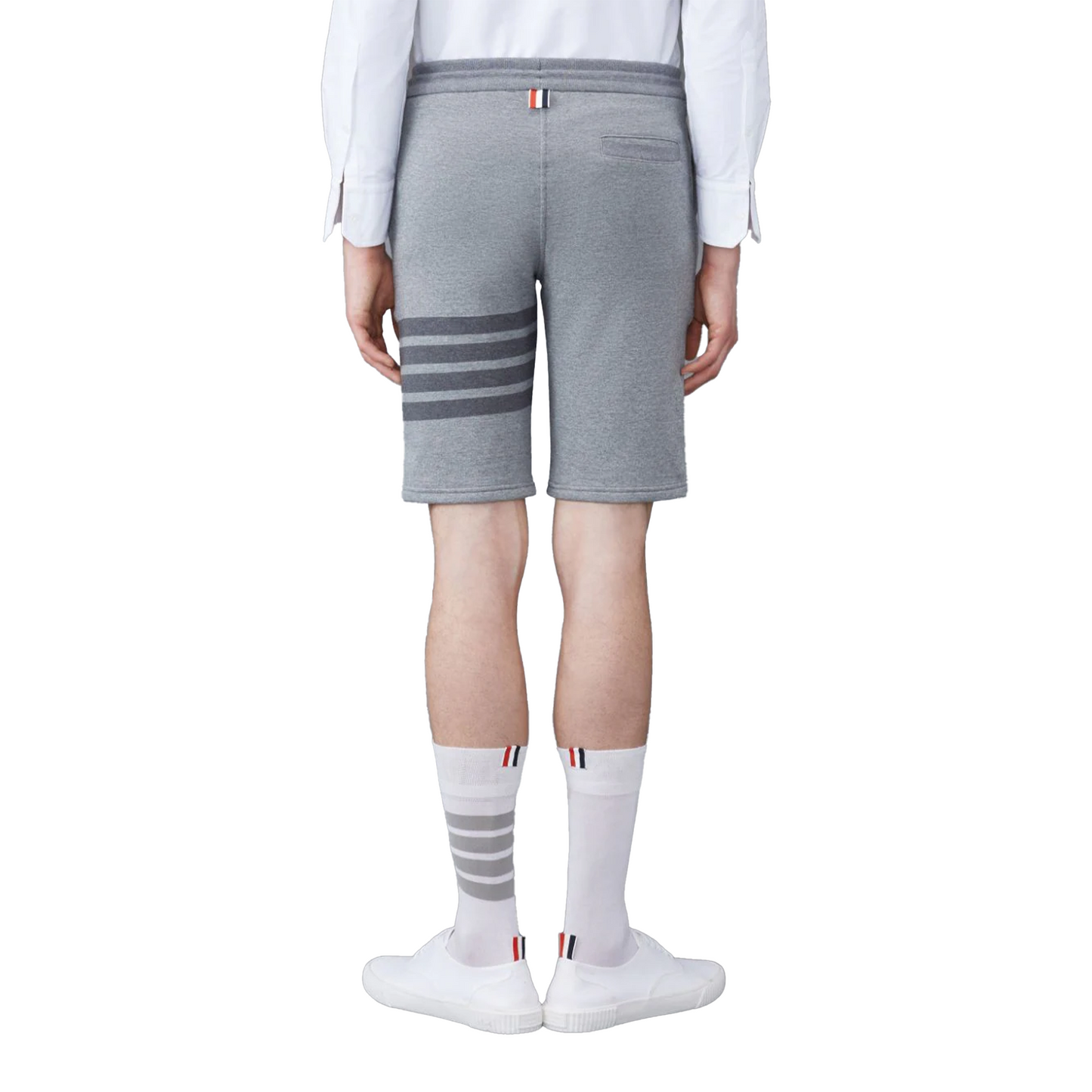 THOM BROWNE Classic Loopback 4-Bar Sweatshort Medium Grey (SS23)