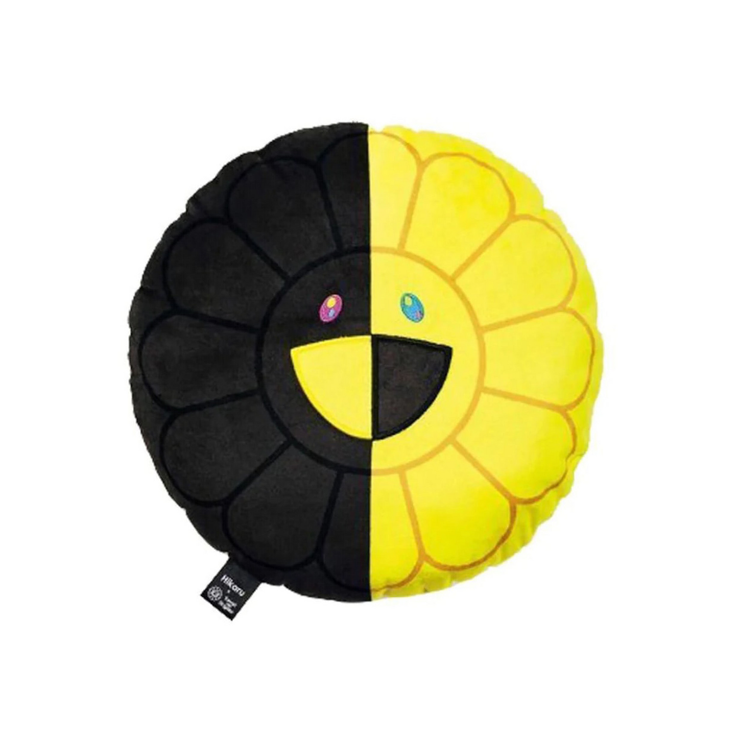 Takashi Murakami x Hikaru x Smart Magazine Flower Plush 30CM Black/Yellow