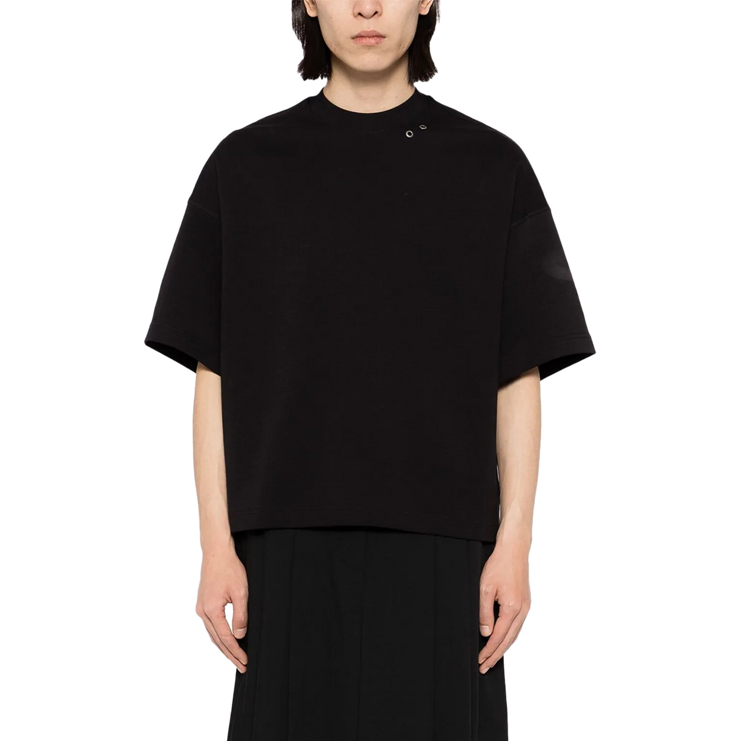 TEAM WANG Design Choices Cropped Oversized Tee Black (FW24)