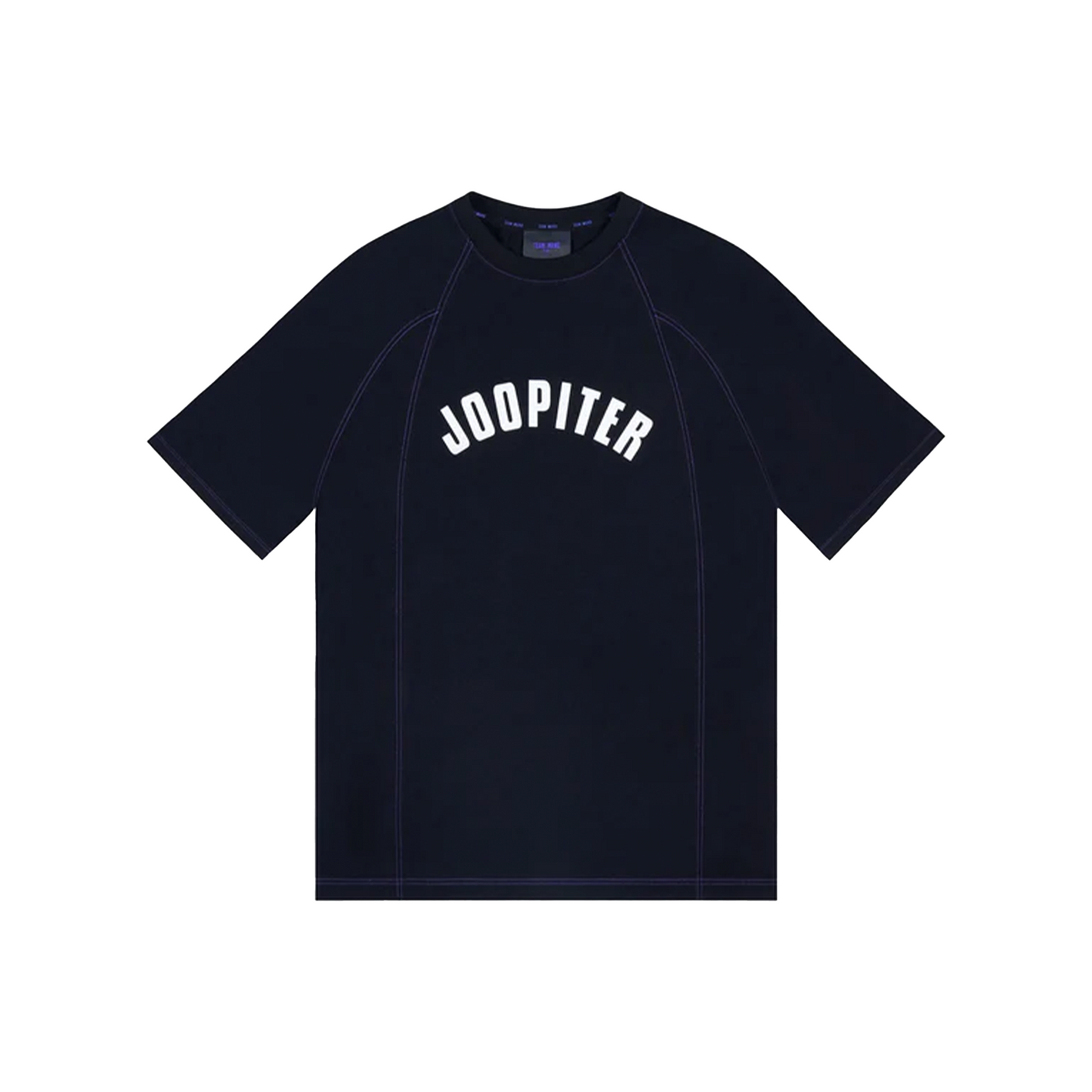 TEAM WANG design Joopiter Contrast Stitching Tee Black (SS24)