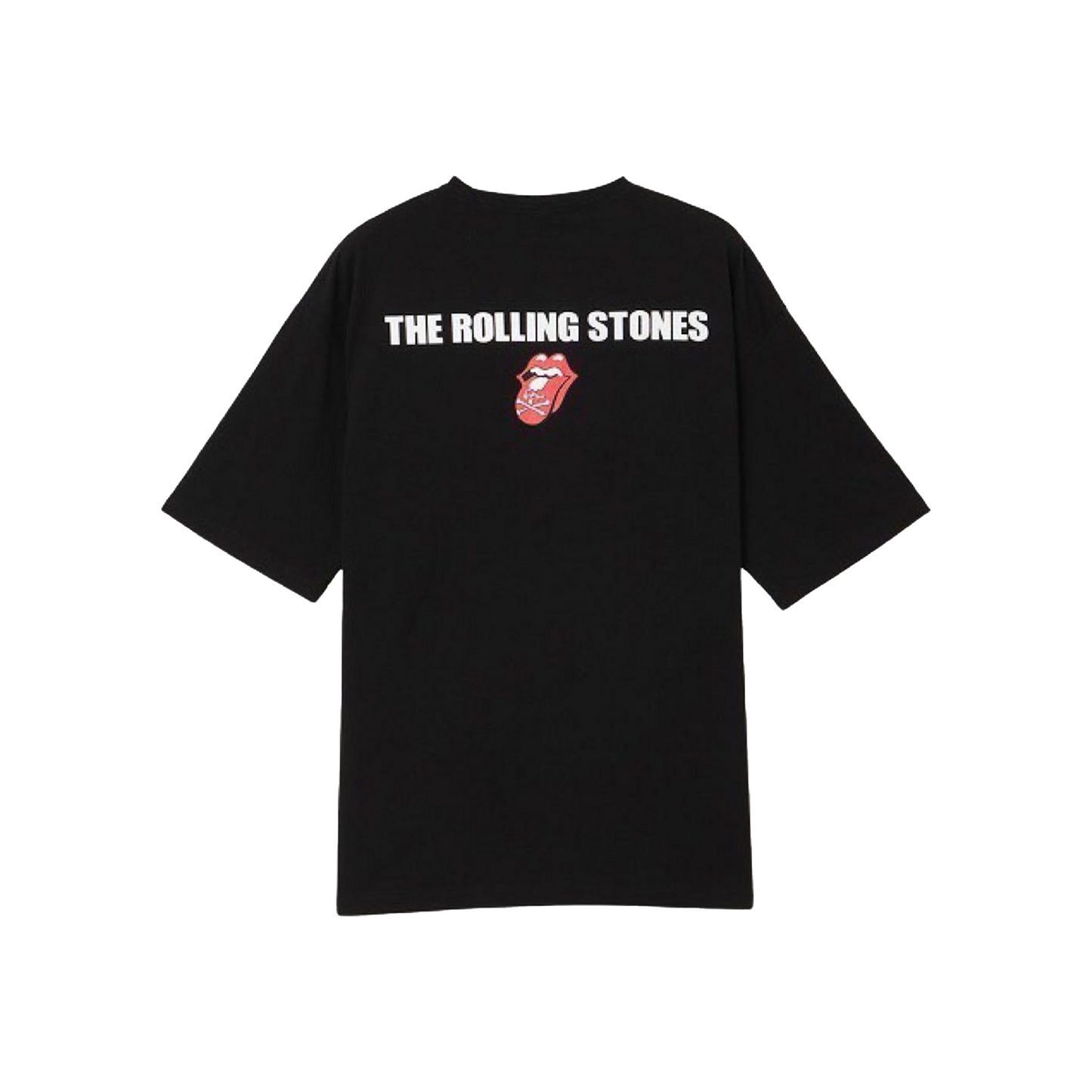 MASTERMIND WORLD x The Rolling Stones RS9 Big Tongue Tee Black (SS24)