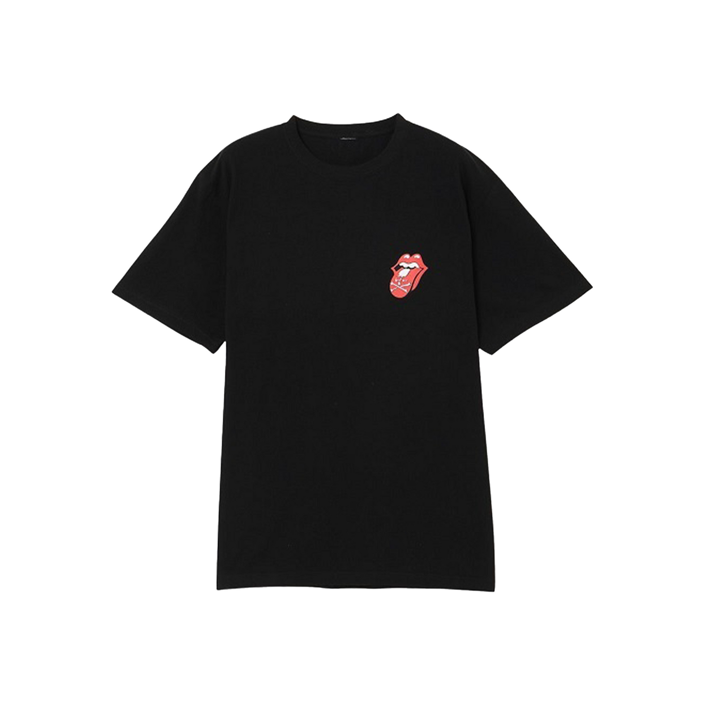MASTERMIND WORLD x The Rolling Stones RS9 World Tongue Tee Black (SS24)