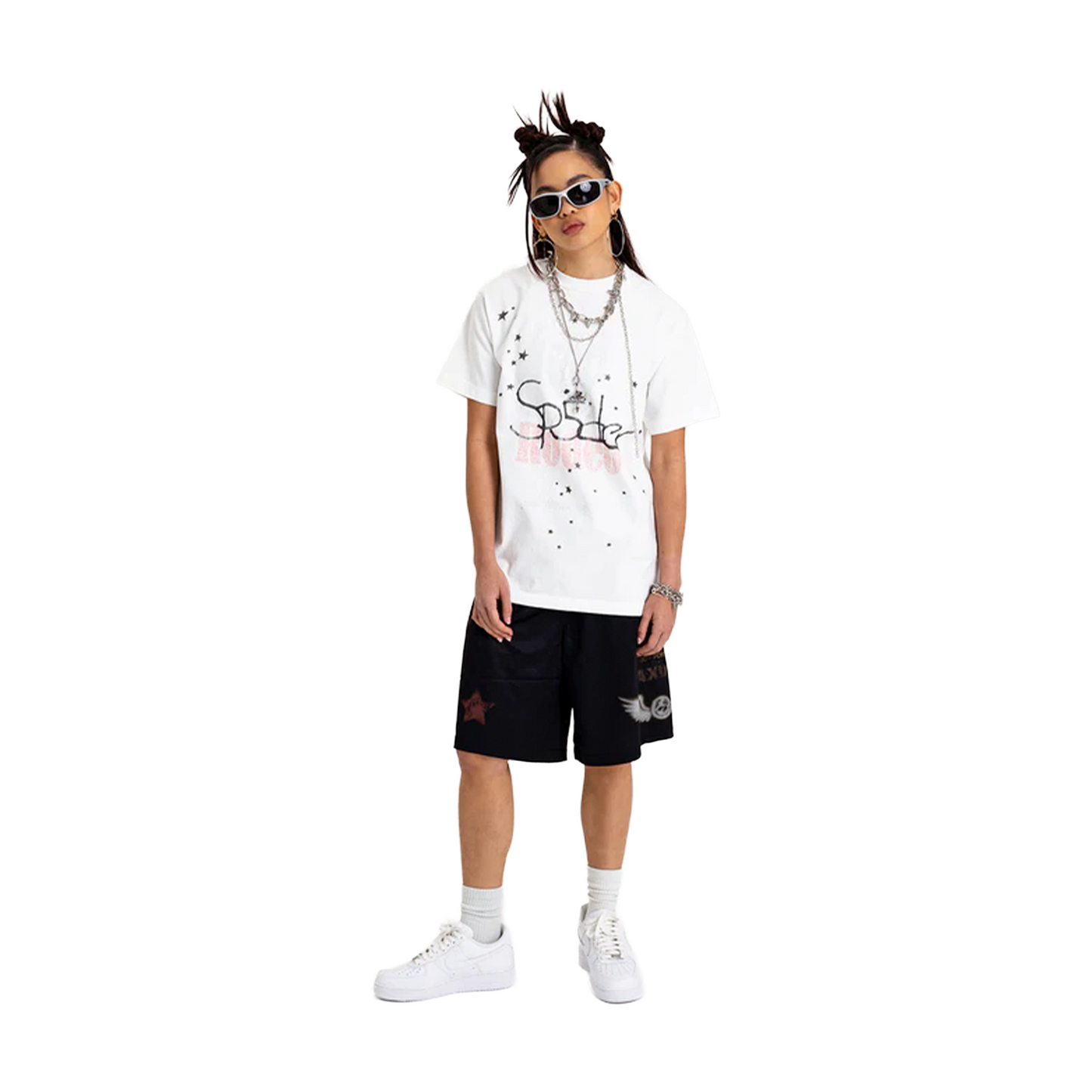 Travis Scott Cactus Jack x Sp5der Days Before Rodeo II Tee White (FW24)