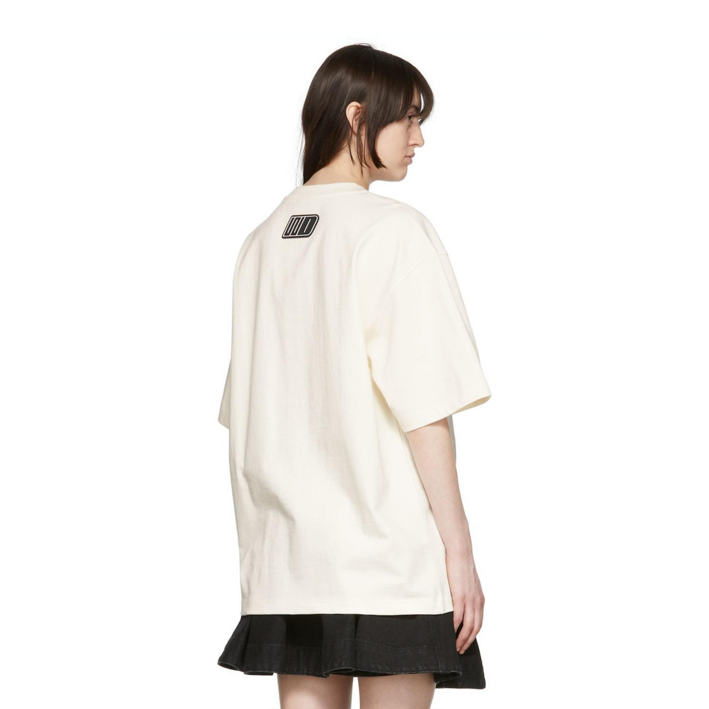 WE11DONE Crystal Logo Tee Ivory (SS24)