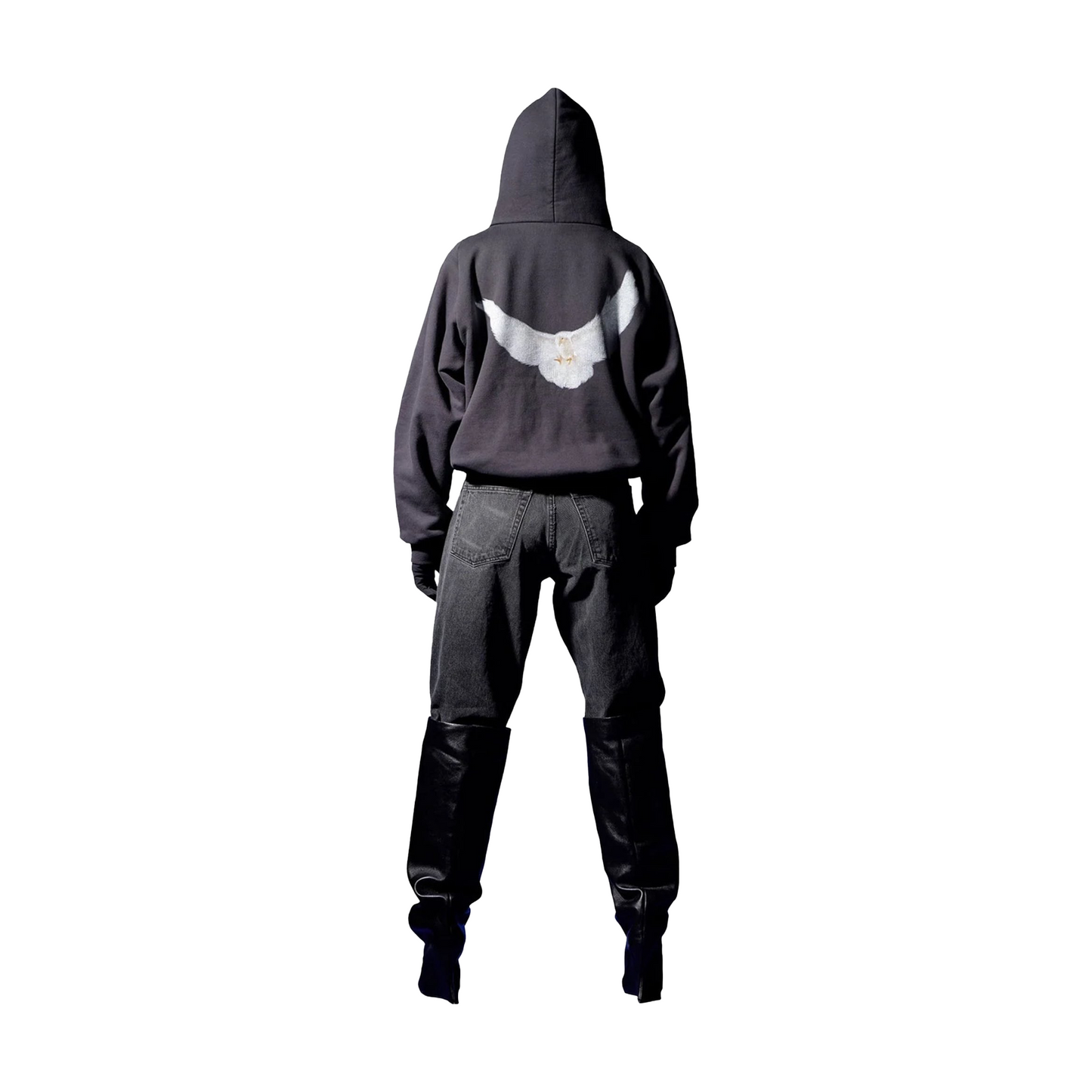 Yeezy Gap Dove Shrunken Hoodie Black (SS22)