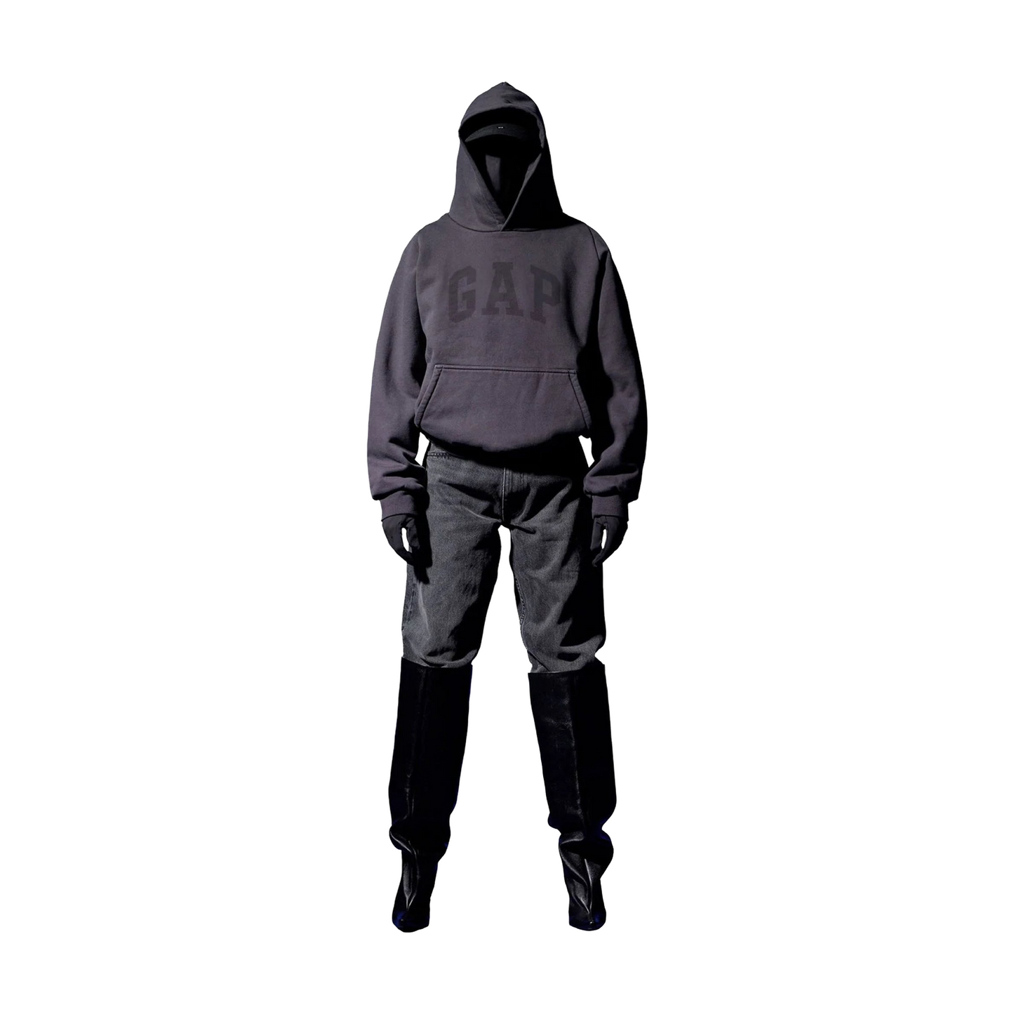 Yeezy Gap Dove Shrunken Hoodie Black (SS22)