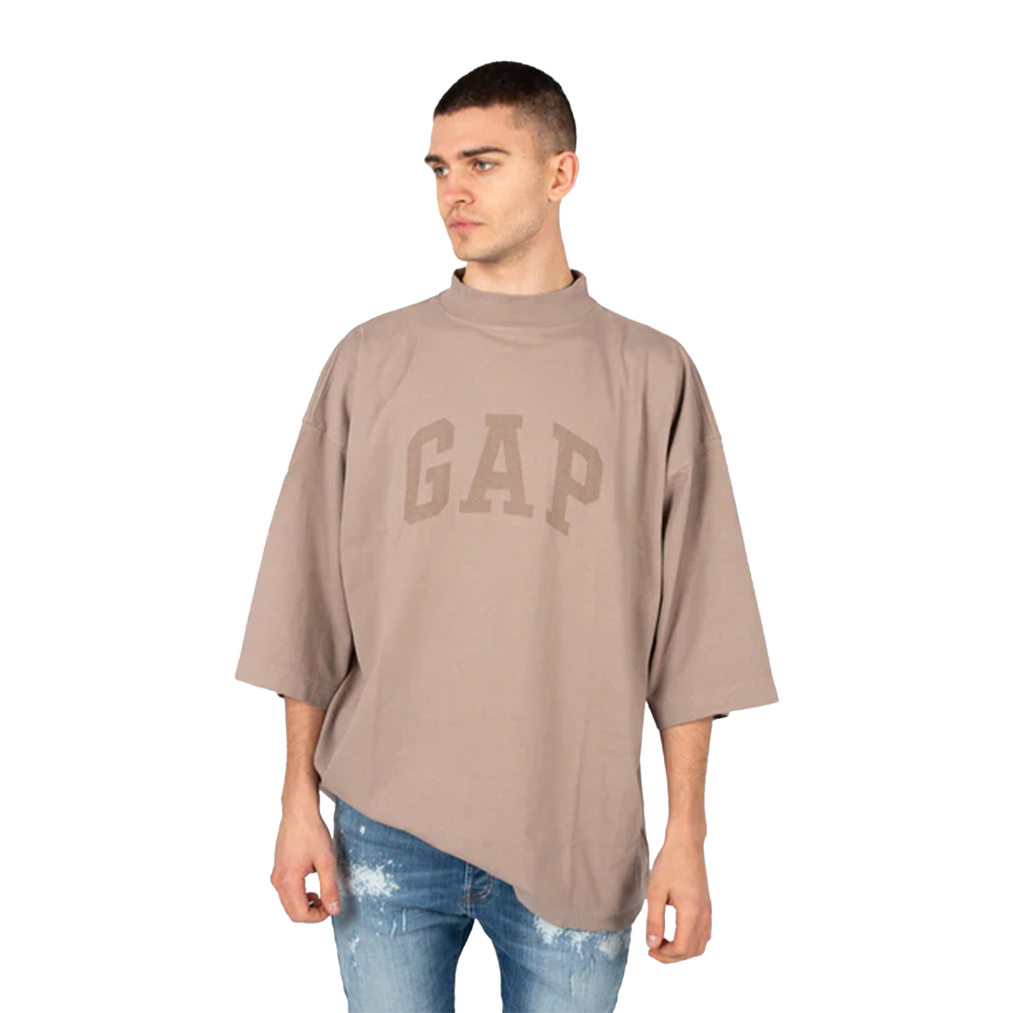 Yeezy Gap Engineered by BALENCIAGA Dove No Seam Tee Washed Beige (SS22)