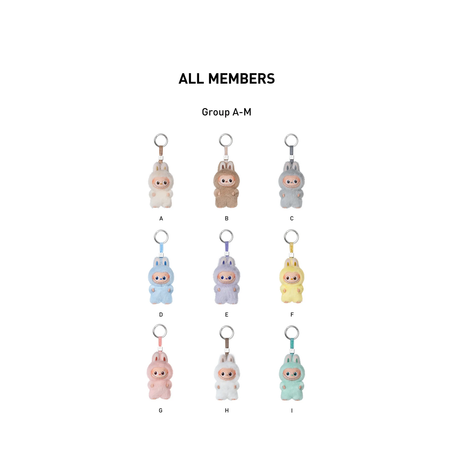 POP MART LABUBU THE MONSTERS PIN FOR LOVE SERIES - Vinyl Plush Pendant Blind Box (A-M)