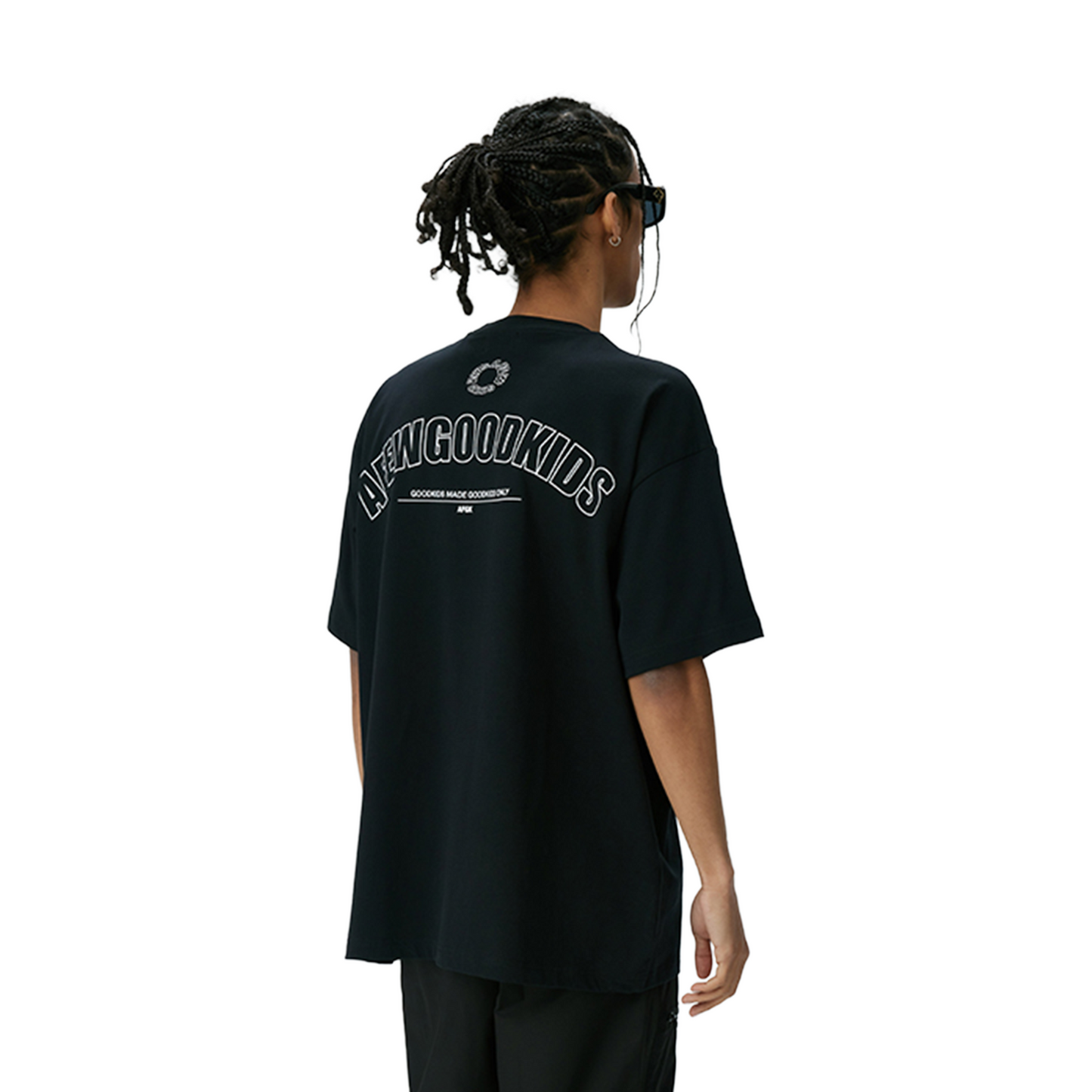 a few Good kids 12 Colour Basic Short Sleeved Tee Black (SS25)