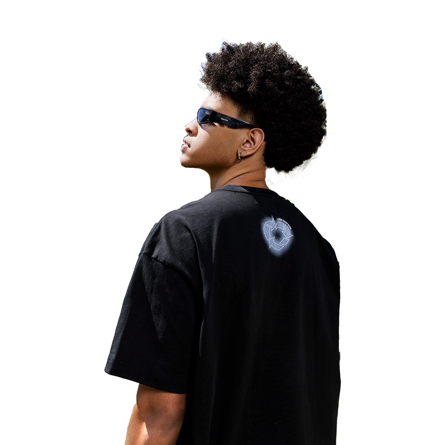 a few Good kids Blurred Front Short Sleeved Tee Black (SS25)