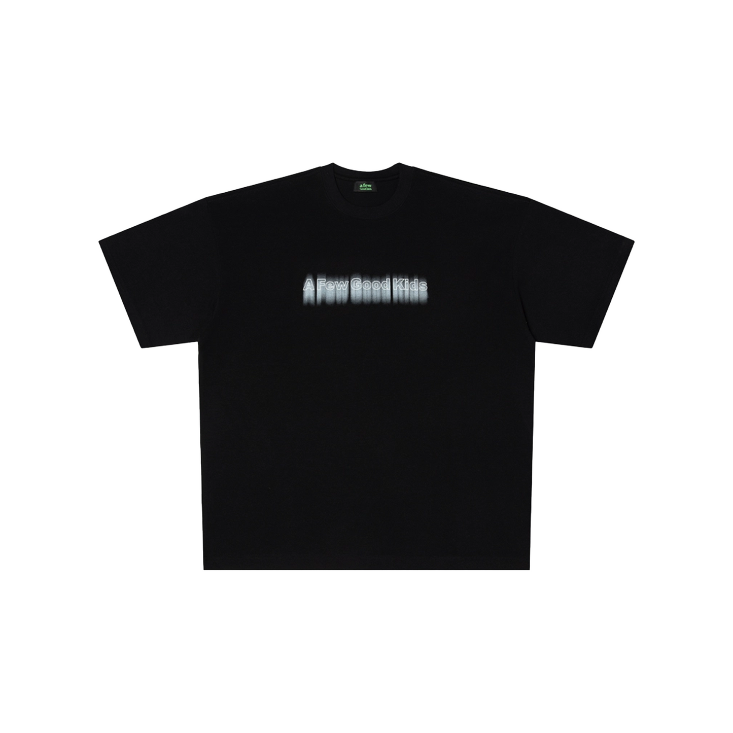 a few Good kids Blurred Front Short Sleeved Tee Black (SS25)