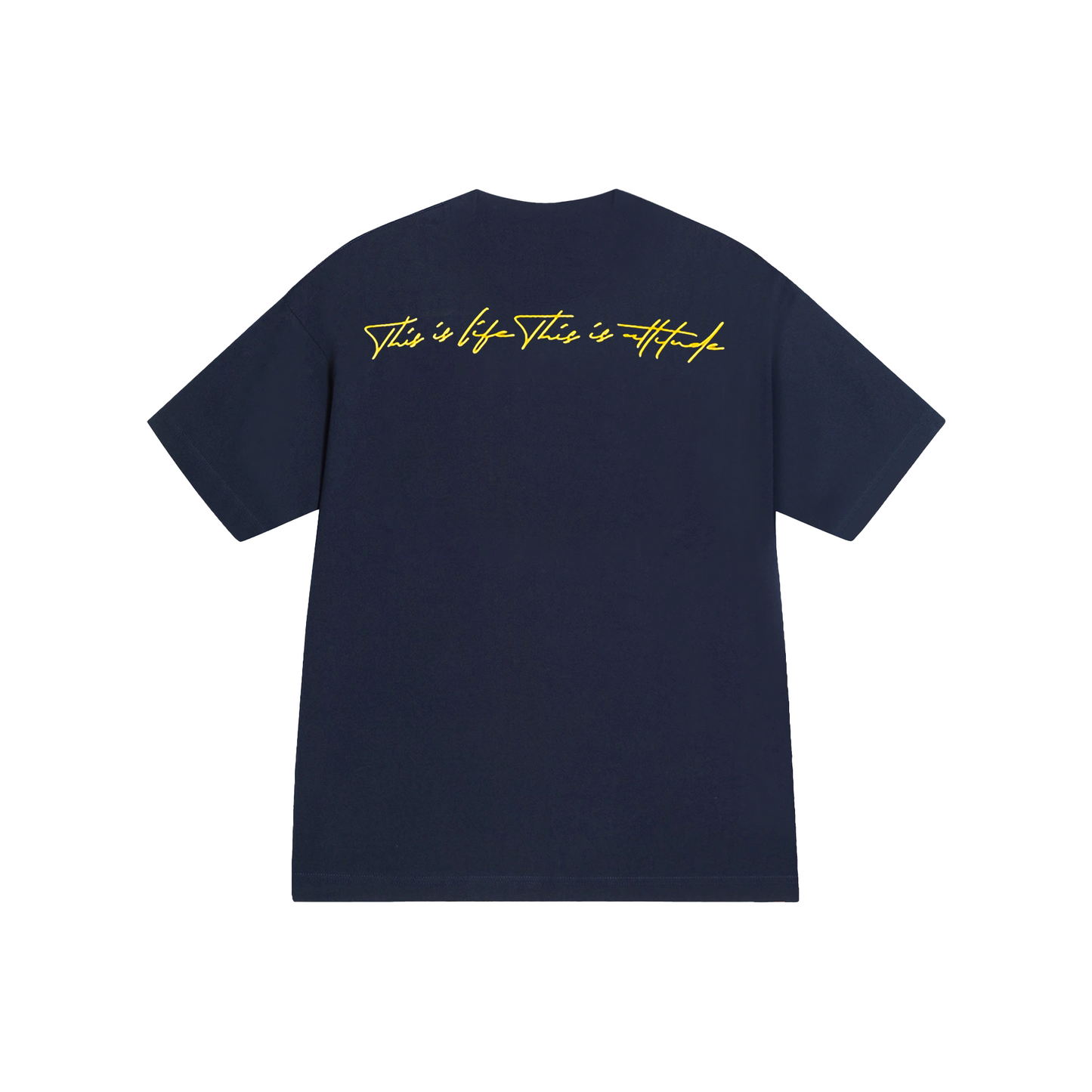 a few Good kids Contrast Colour Patchwork Short Sleeved Tee Navy Blue (SS25)