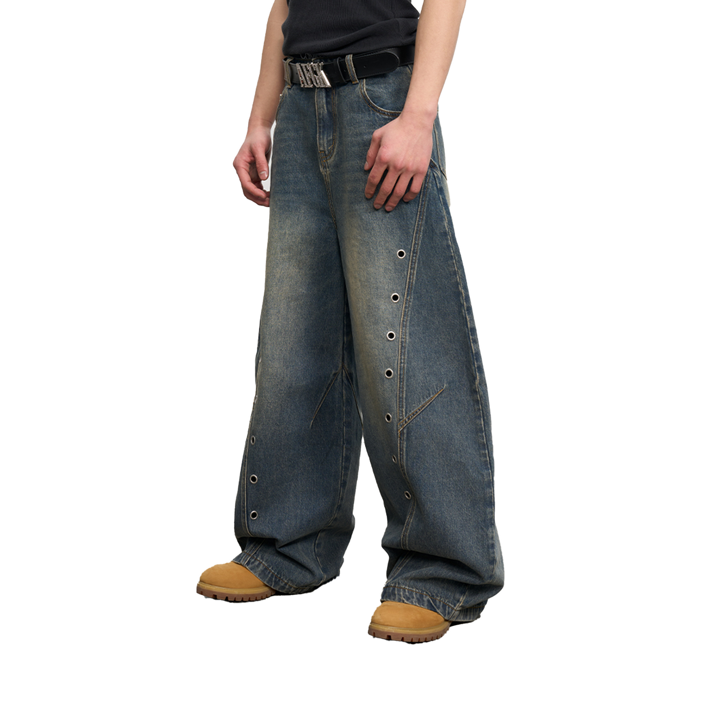 a few Good kids Eyelet Machete Jeans Washed Blue (SS25)