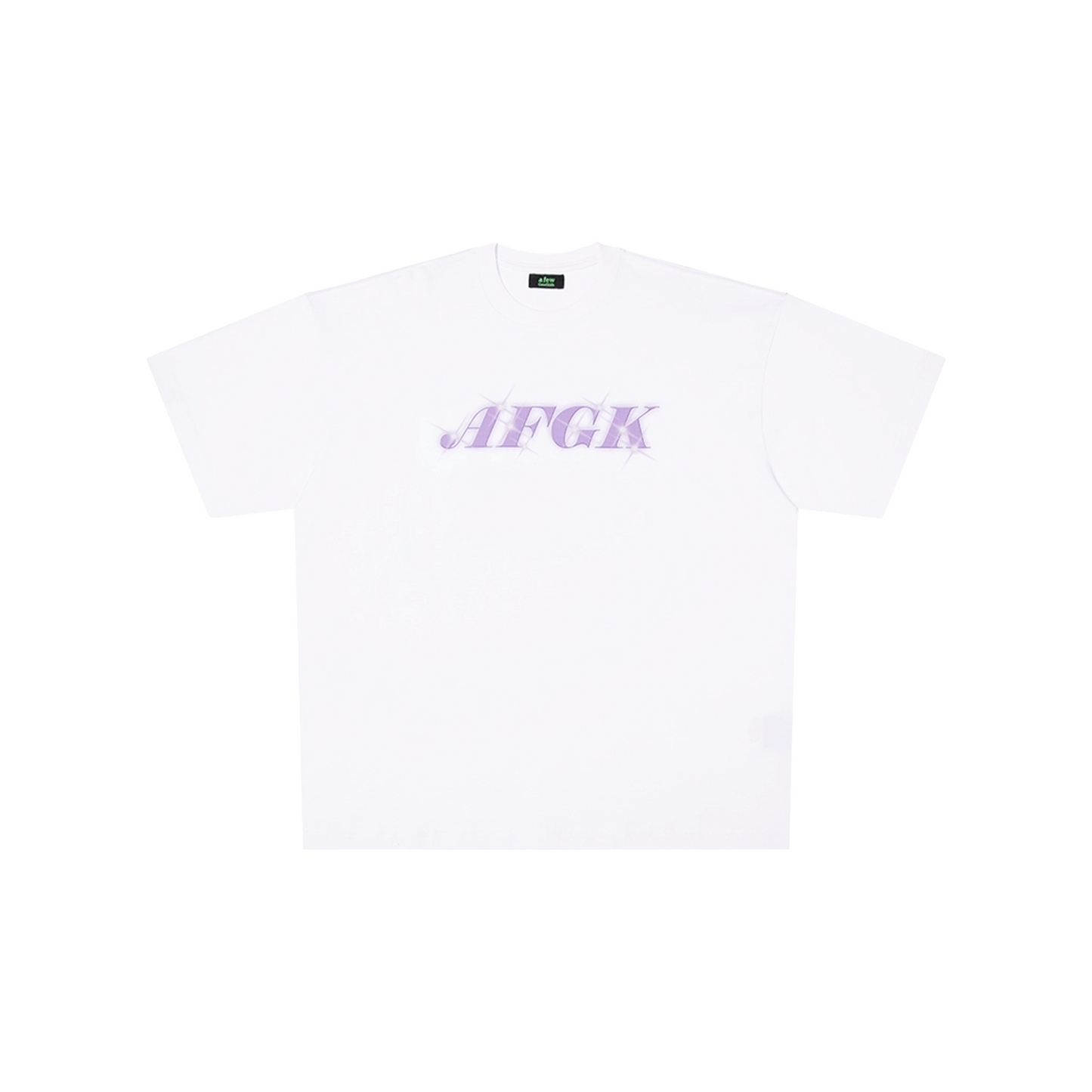 a few Good kids Glitter Short Sleeved Tee White (SS25)