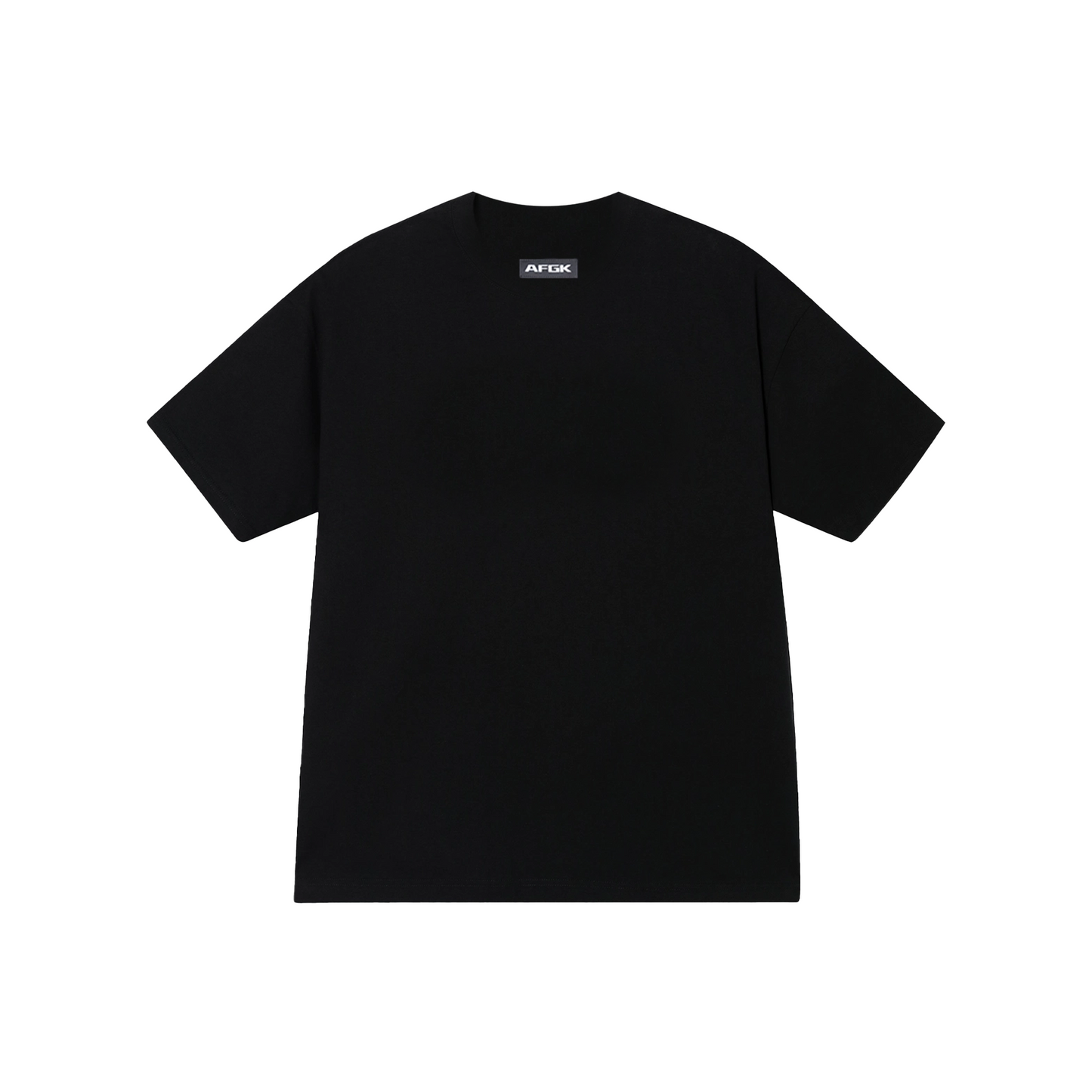 a few Good kids Hand Sewn Font Embroidered Short Sleeved Tee Black (SS25)