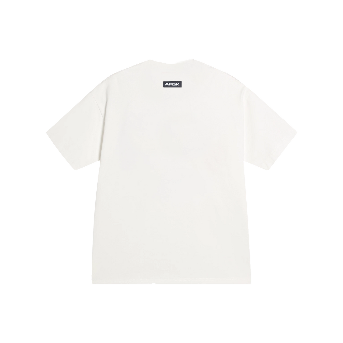 a few Good kids Hand Sewn Font Embroidered Short Sleeved Tee White (SS25)