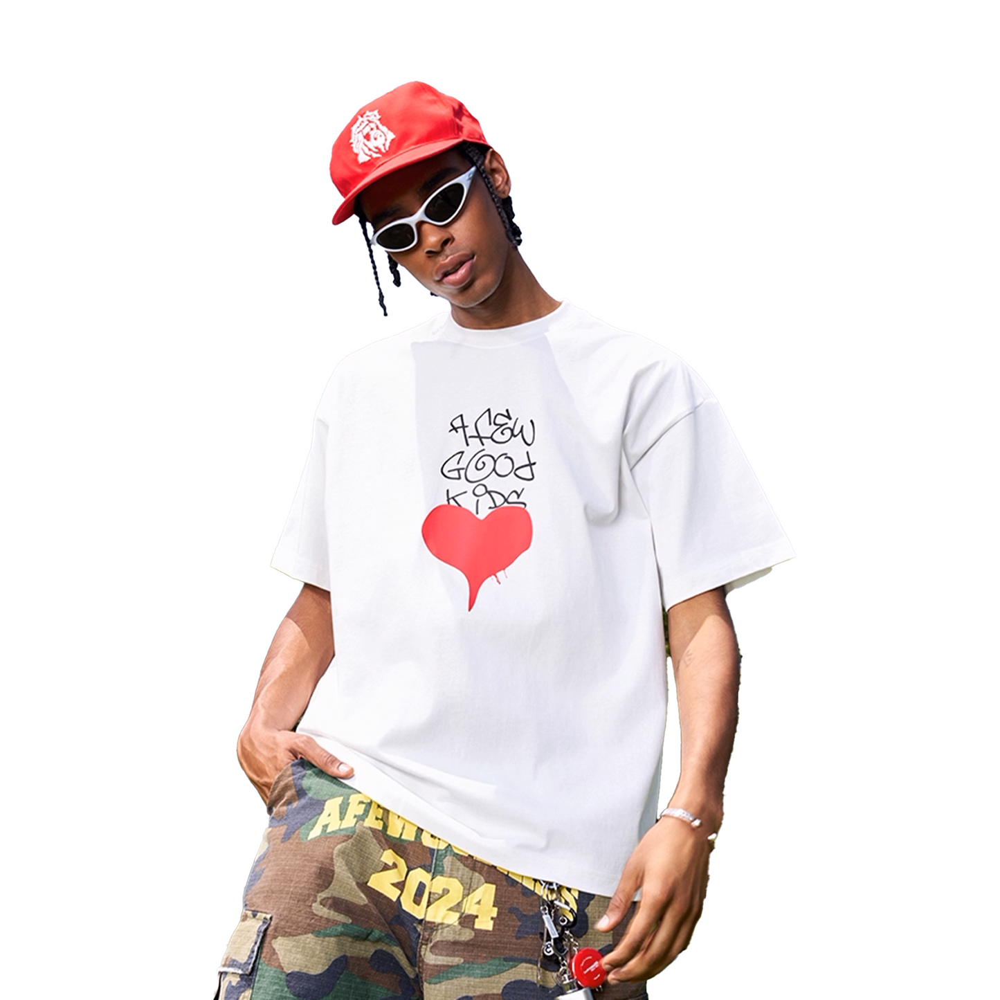 a few Good kids Love Graffiti Letters Short Sleeved Tee White (SS25)