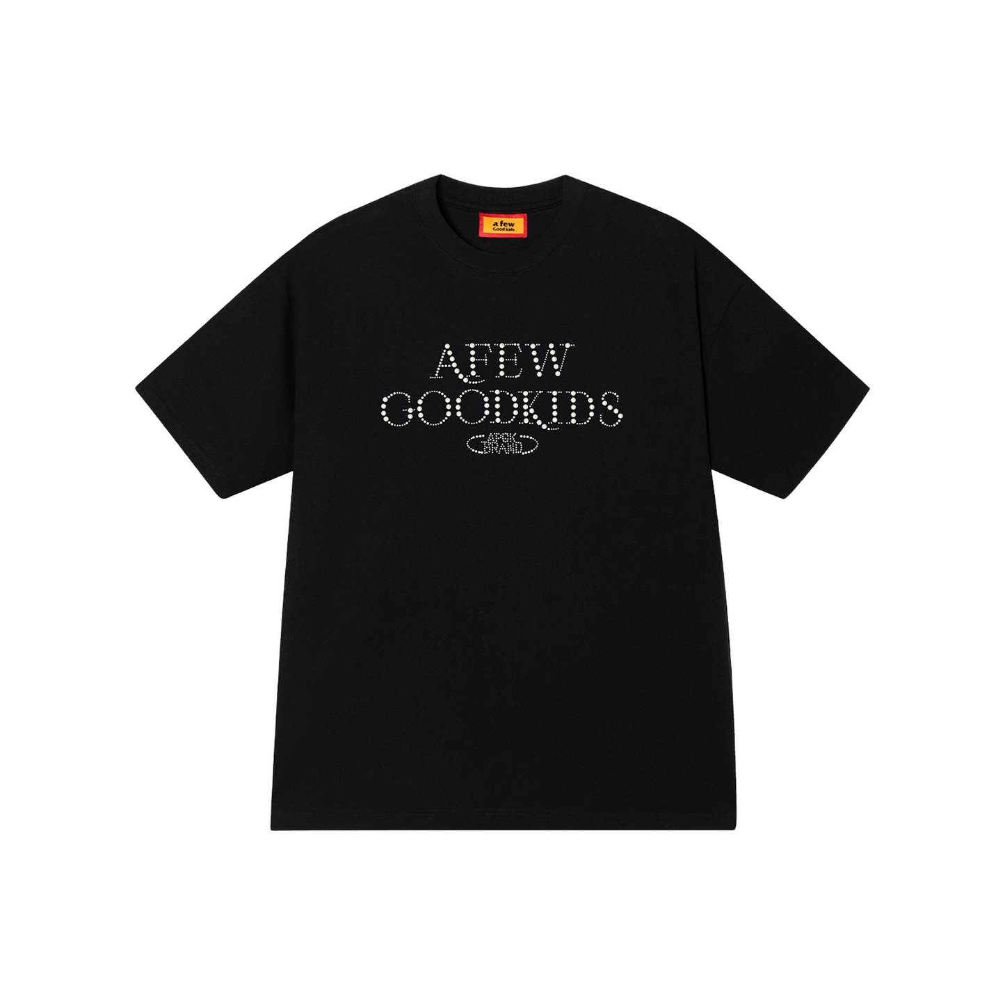 a few Good kids Pearl Hot Diamond Short Sleeved Tee Black (SS25)
