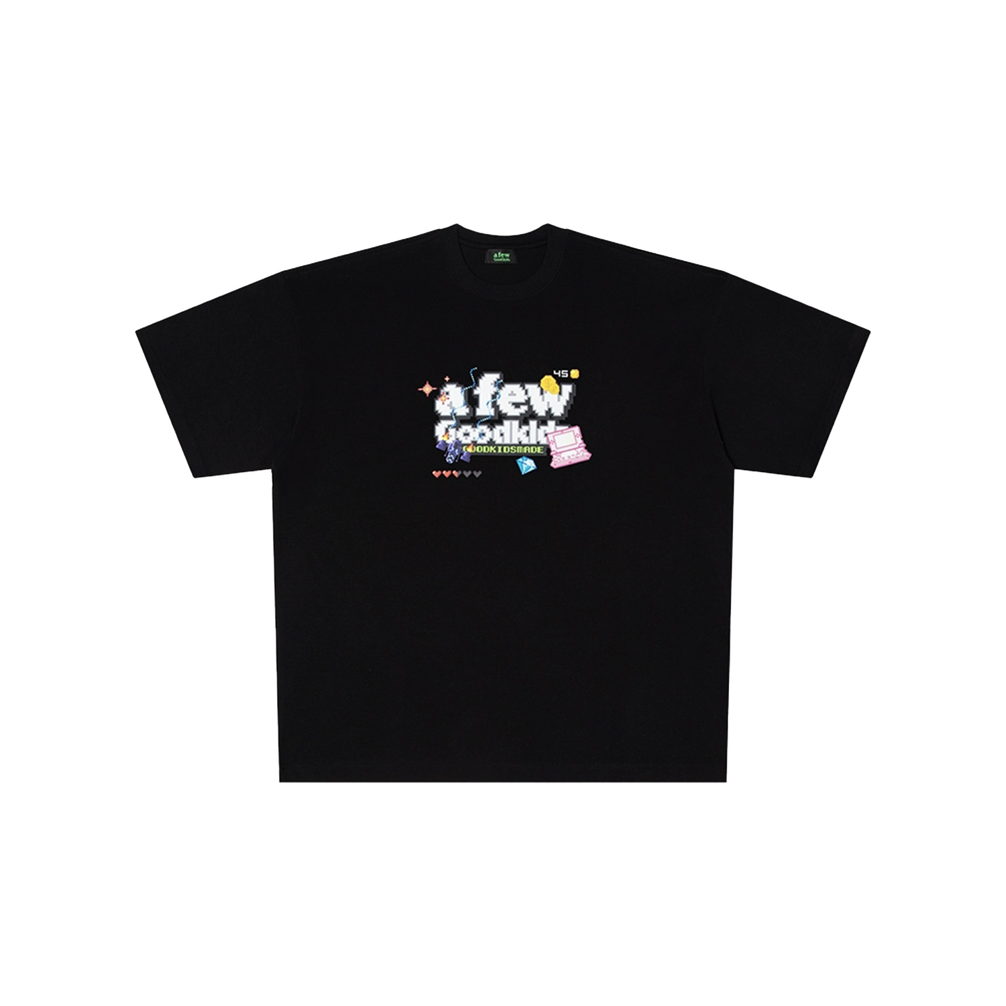 a few Good kids Pixel Game Console Tee Black (SS25)