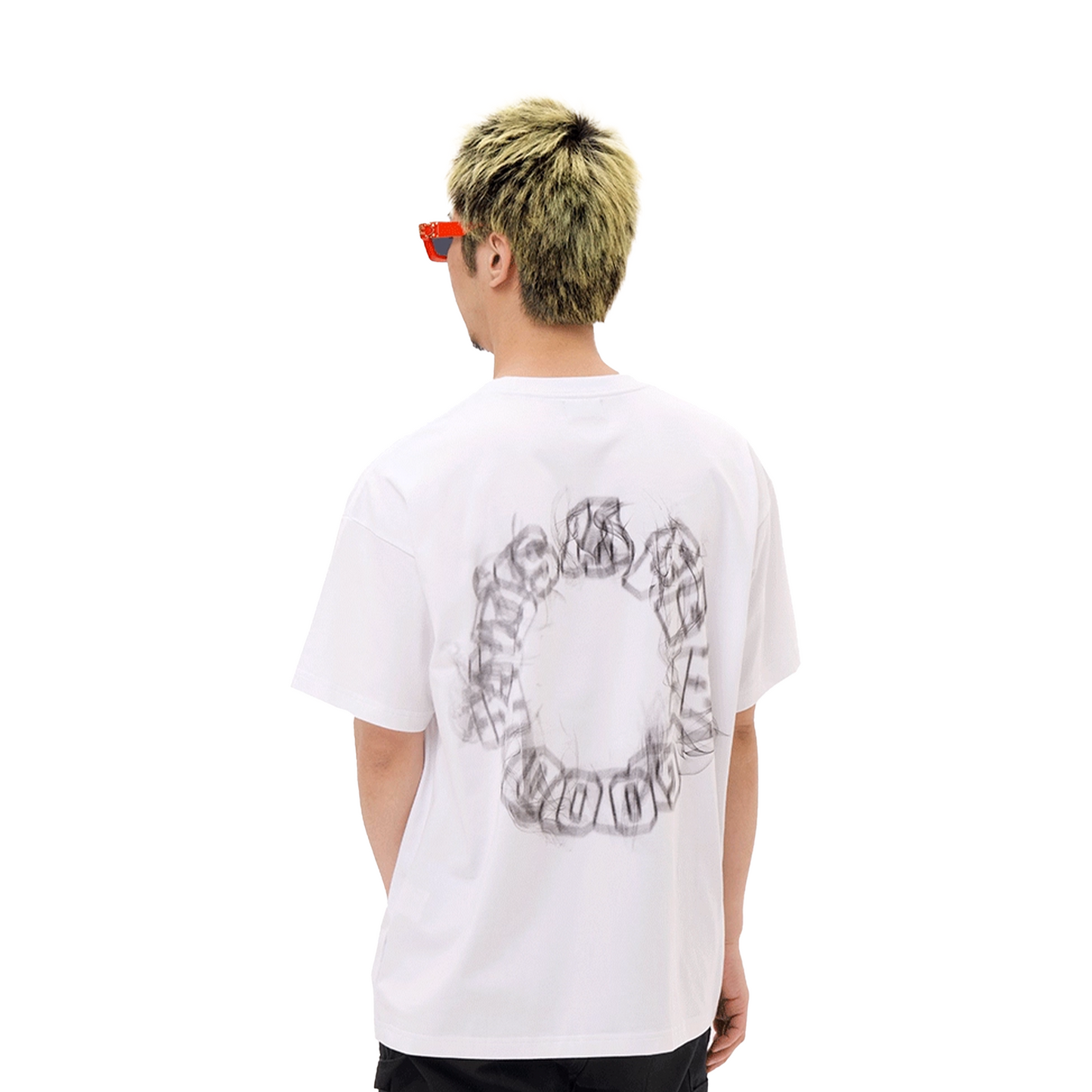 a few Good kids Smoke Logo Short Sleeved Tee White (SS25)
