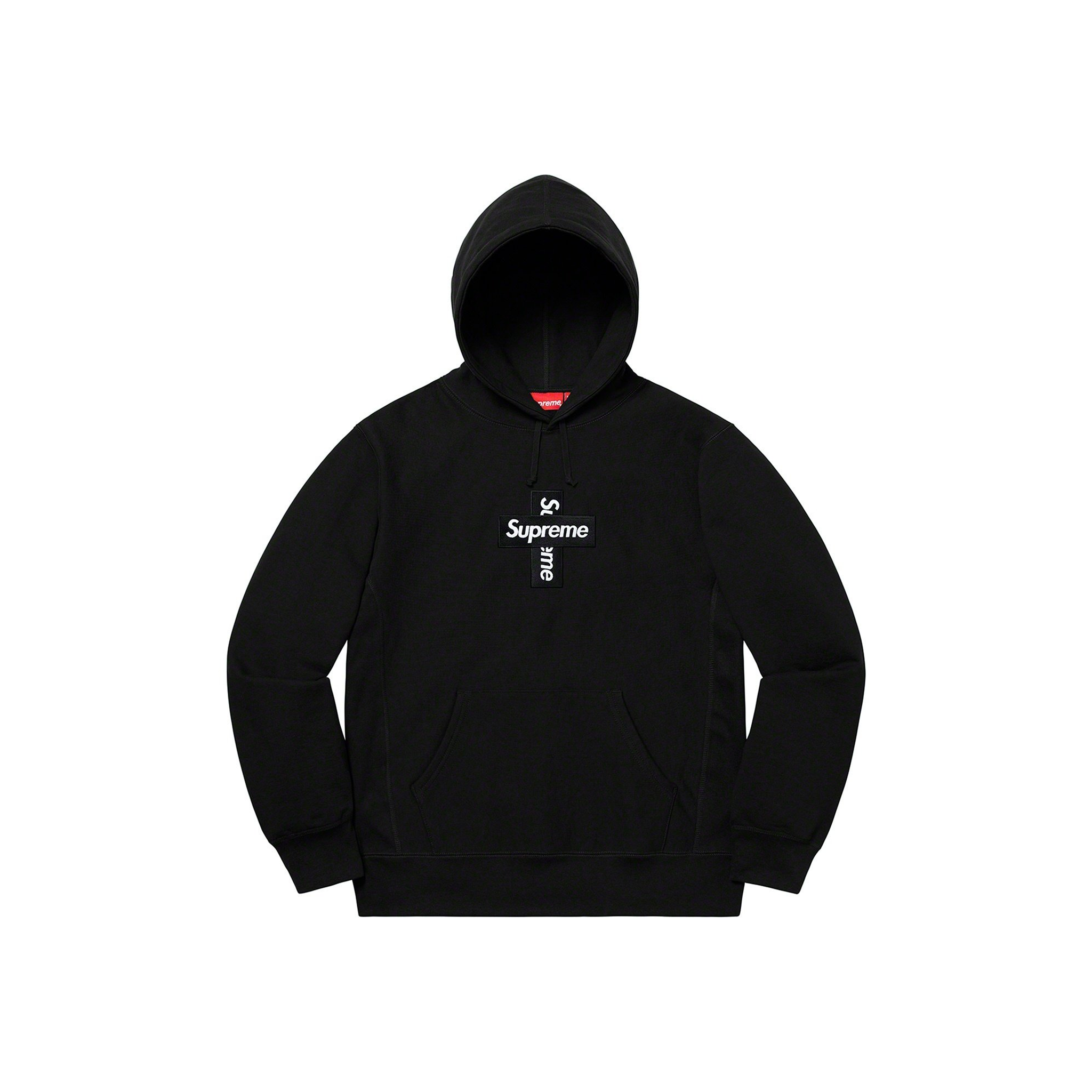 Supreme Cross Box Logo Hoodie Black (FW20) – STEALPLUG KL
