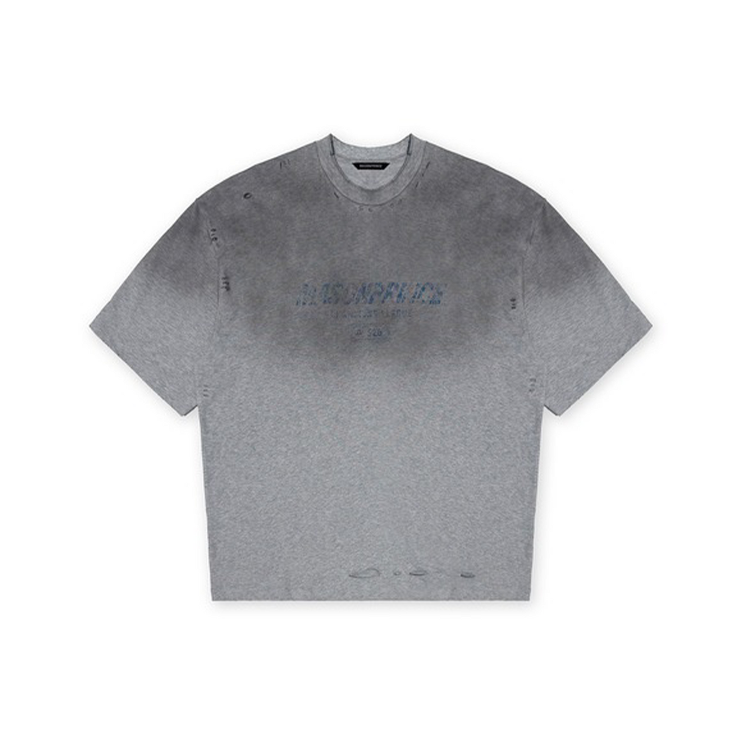 MASONPRINCE Damage Gradient Washed Tee Grey (SS24)