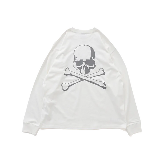 mastermind JAPAN x Dickies Long Sleeved Tee White (SS25)