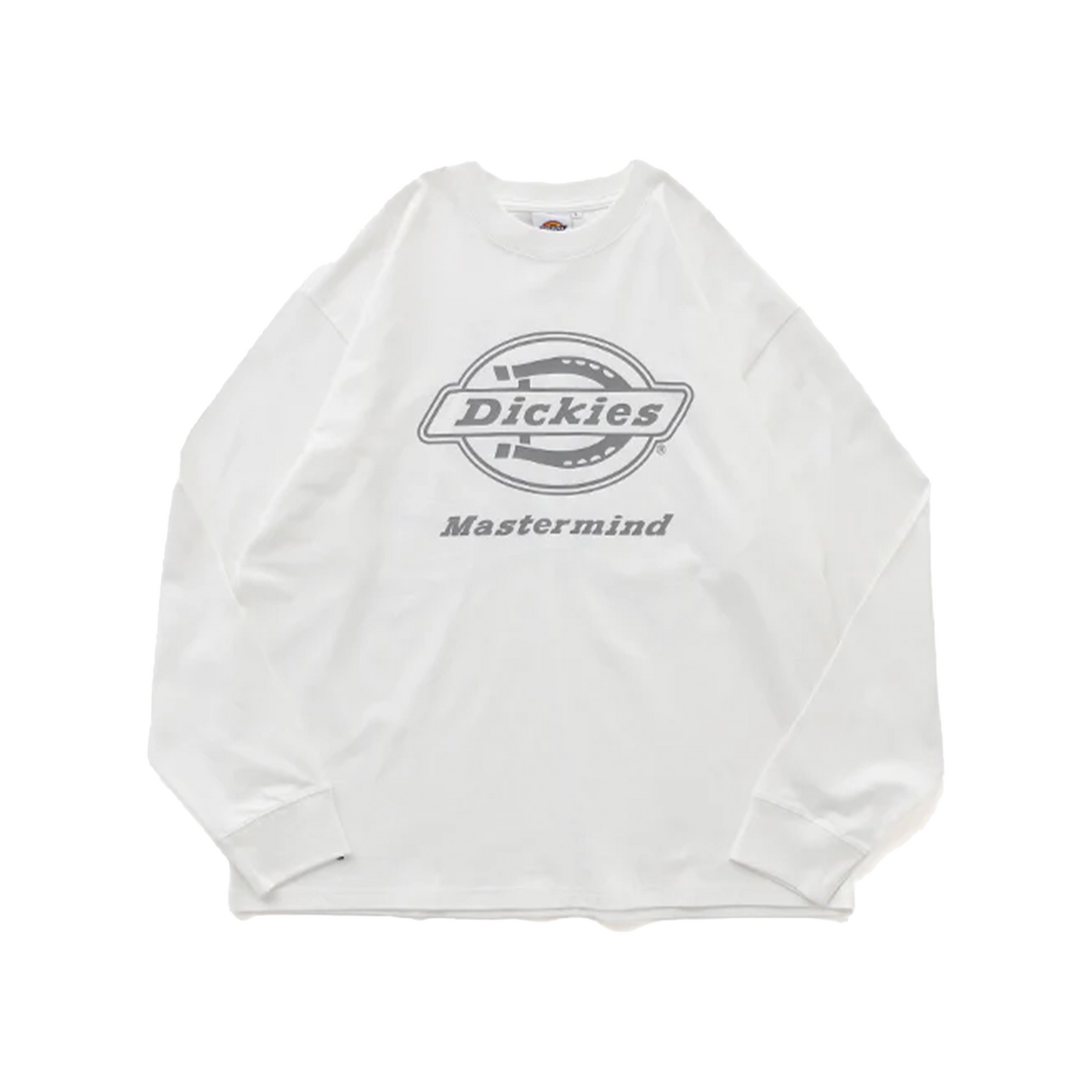 mastermind JAPAN x Dickies Long Sleeved Tee White (SS25)