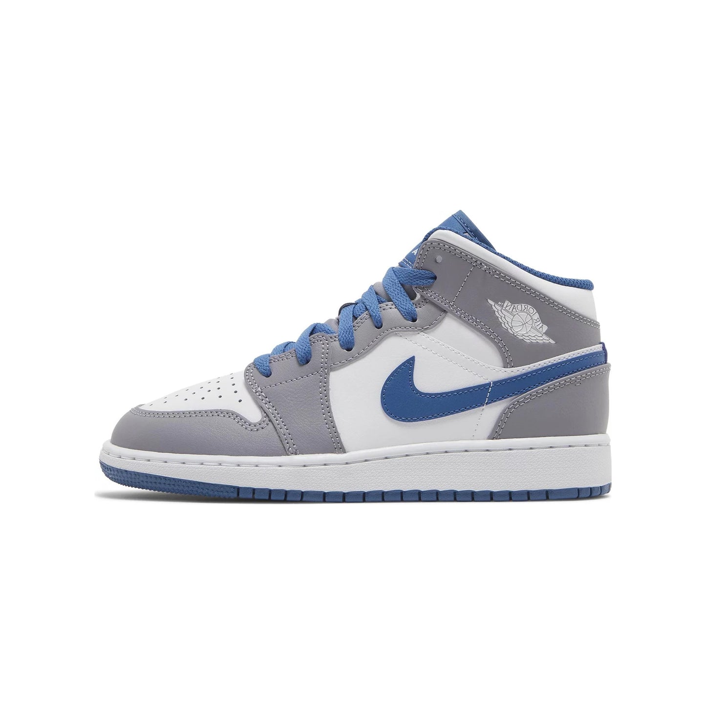 Jordan 1 Mid True Blue Cement (GS)