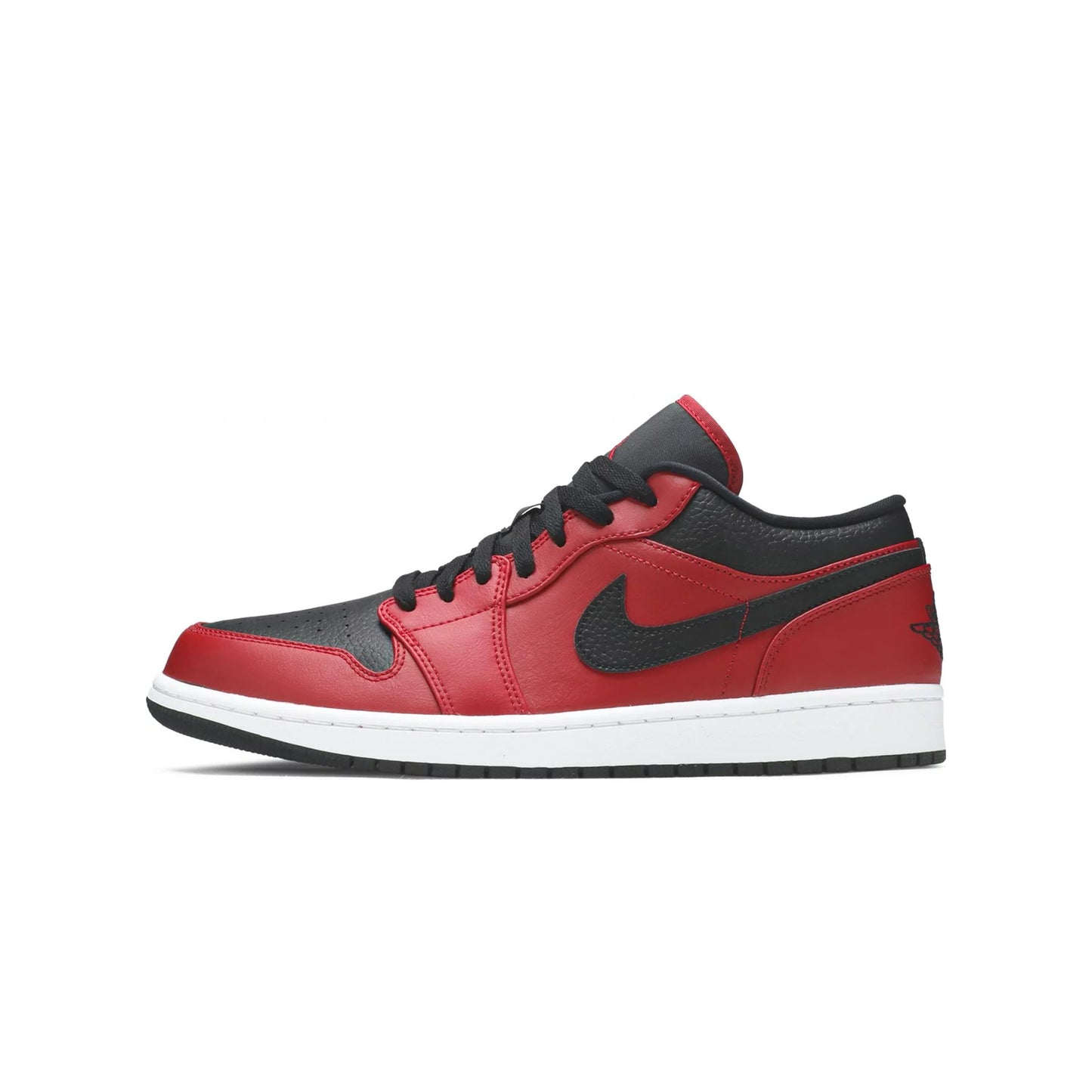Jordan 1 Low Reverse Bred Pebbled Swoosh
