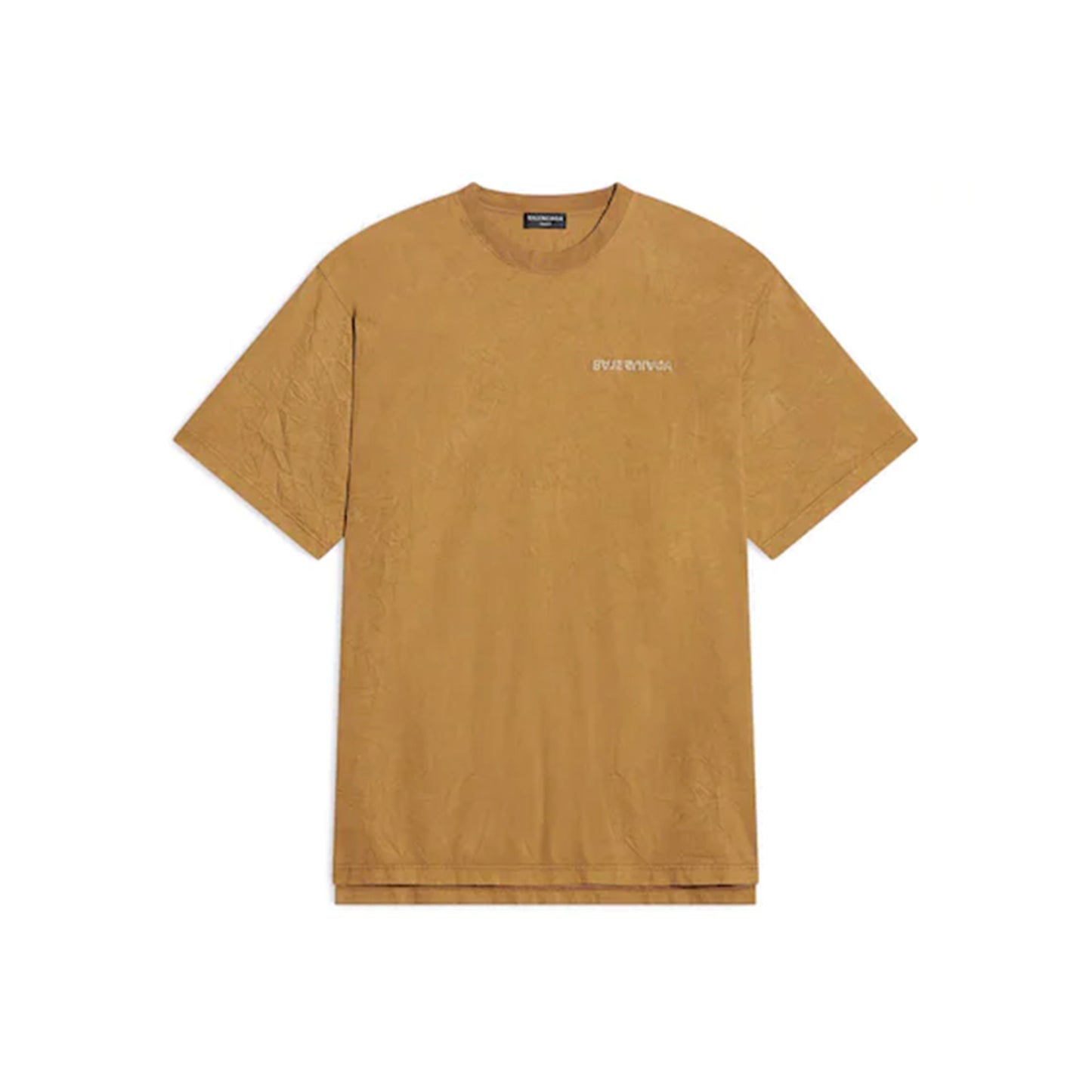 BALENCIAGA Turn Slit Tee Beige