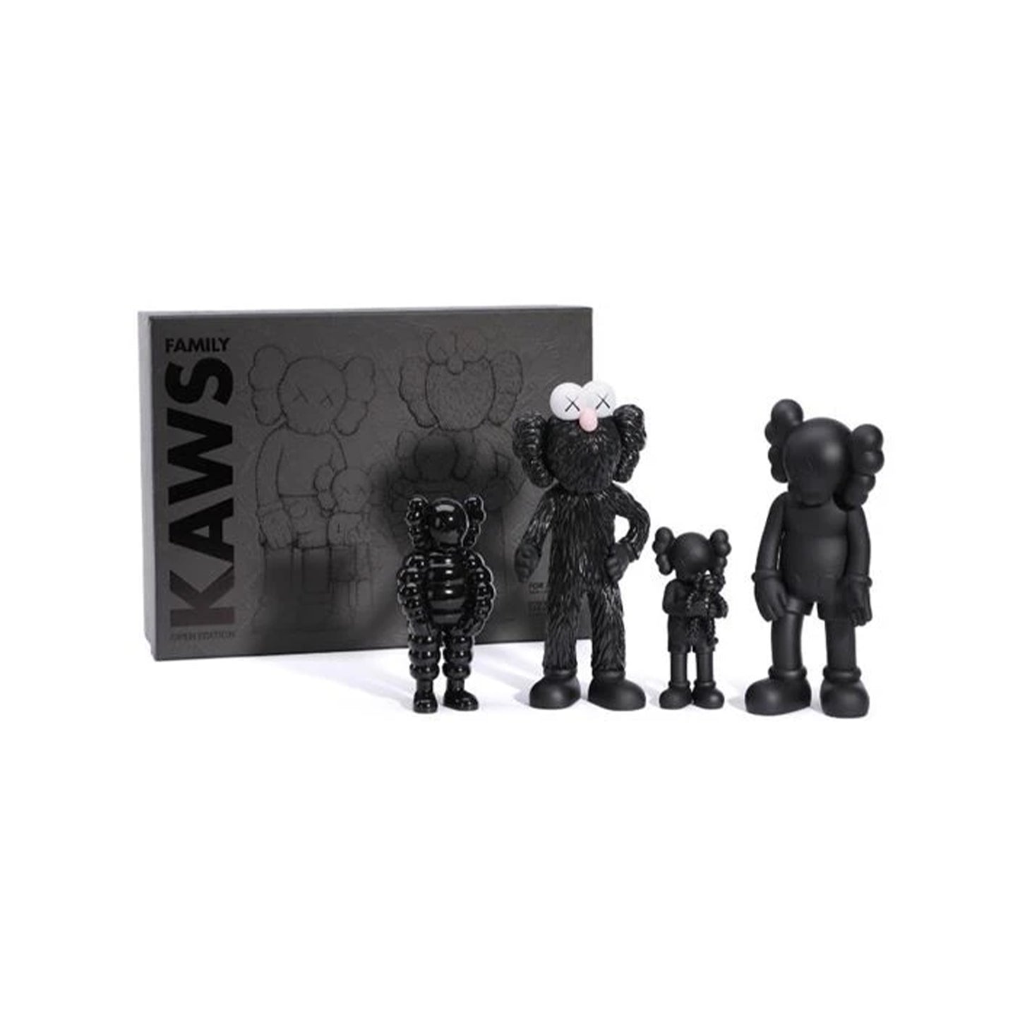 KAWS Family Vinyl Figures Black