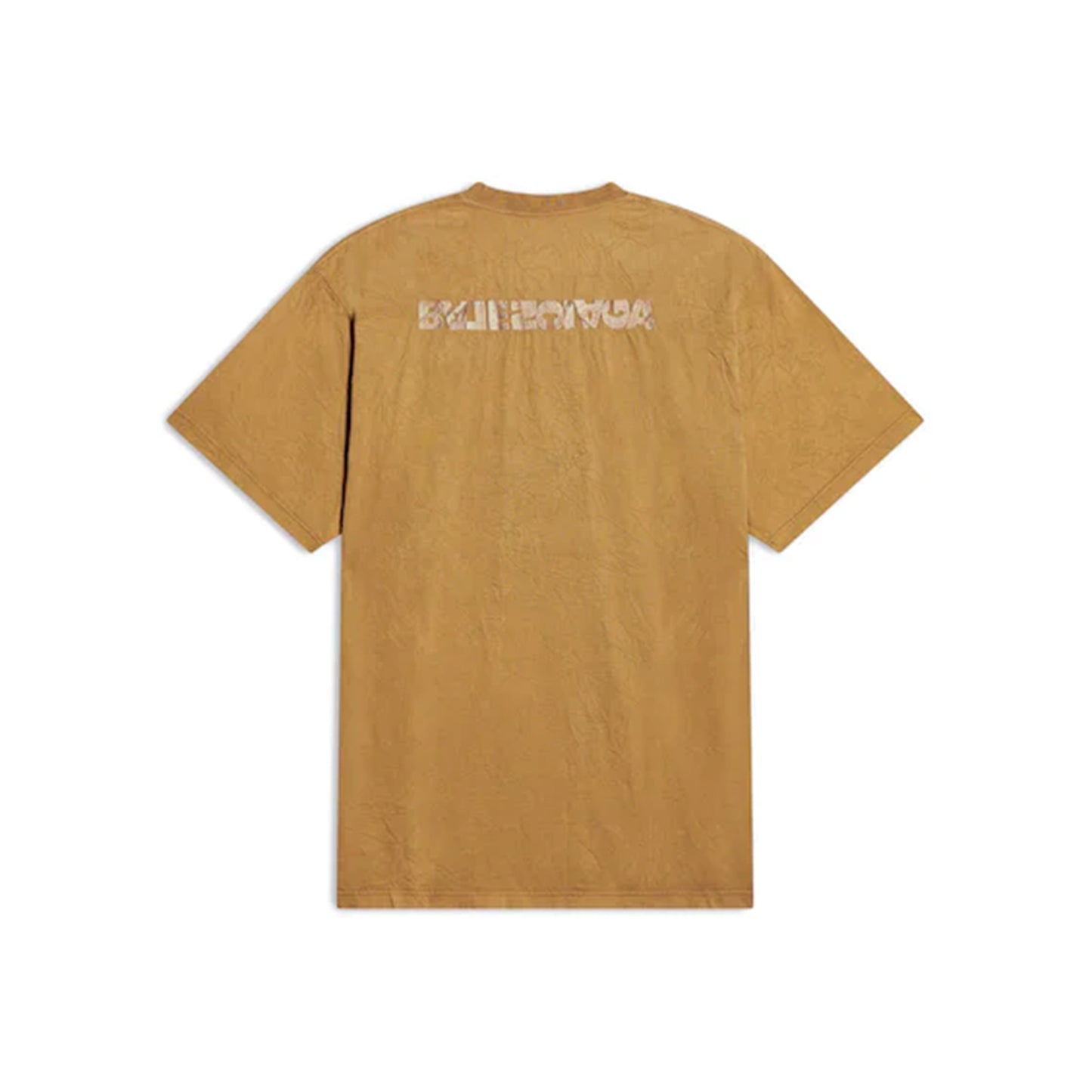 BALENCIAGA Turn Slit Tee Beige