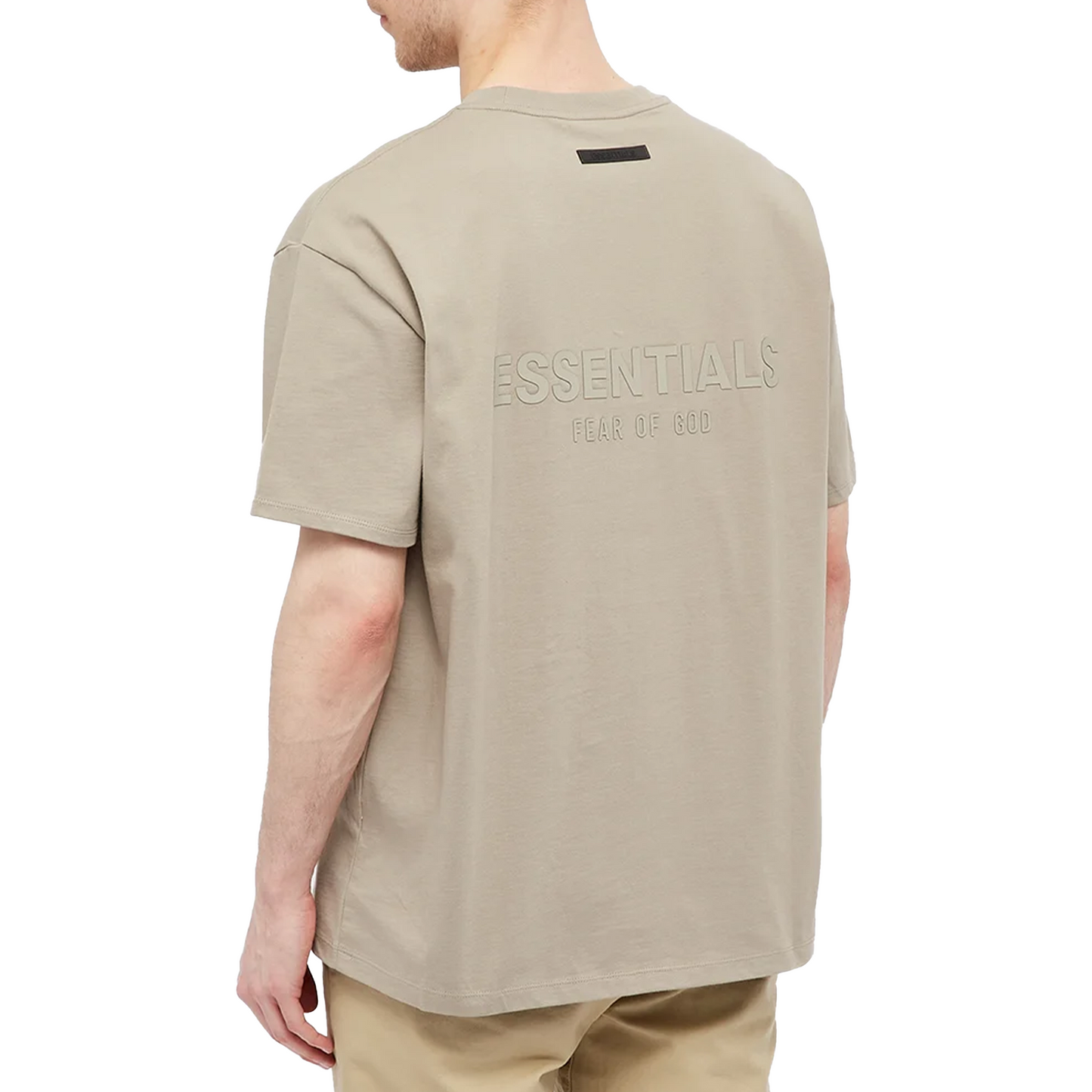 Fear of God Essentials Back Logo Tee Moss (SS21)