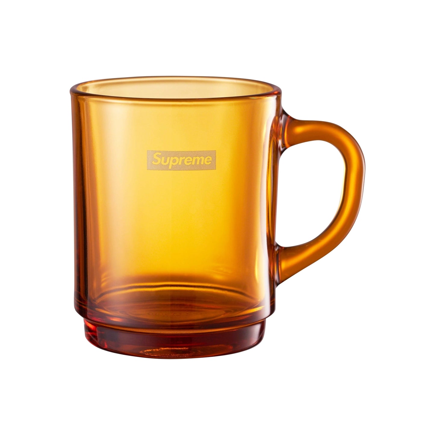 Supreme Duralex Glass Mugs Set of 6 Amber (SS23)