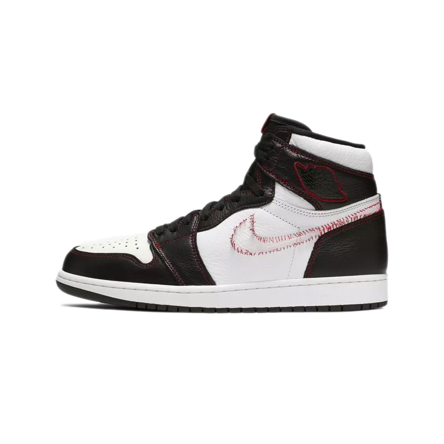 Jordan 1 Retro High Defiant White Black Gym Red