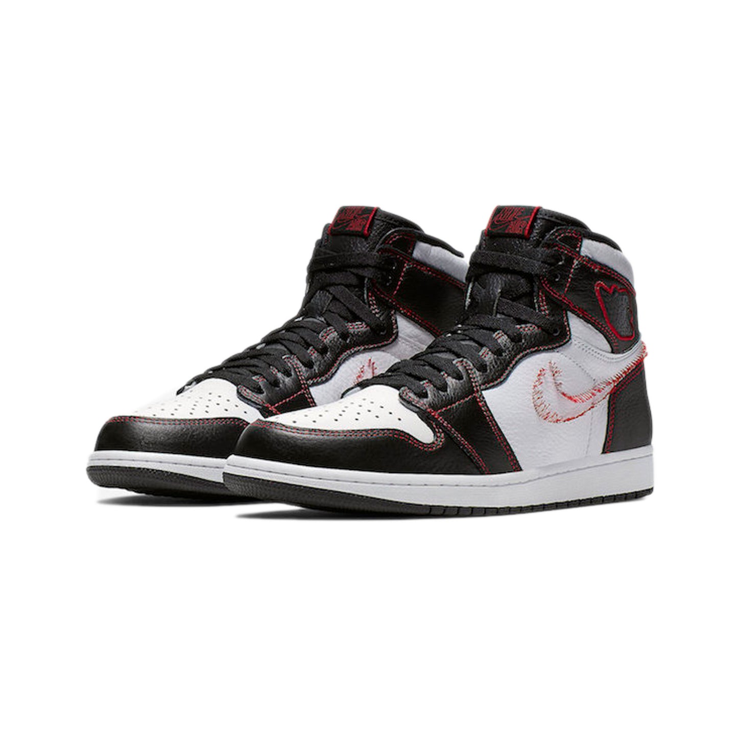 Jordan 1 Retro High Defiant White Black Gym Red