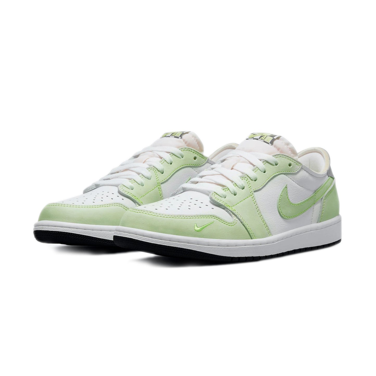 Jordan 1 Retro Low White Ghost Green Black