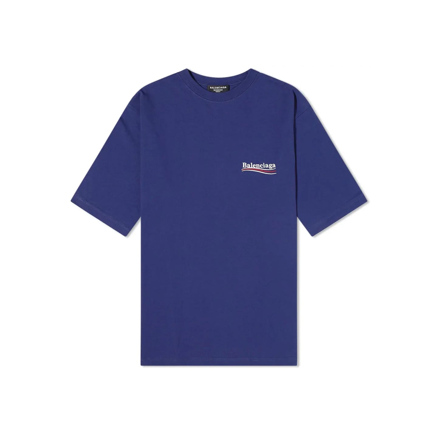 BALENCIAGA Political Campaign Tee Pacific Blue (SS23)