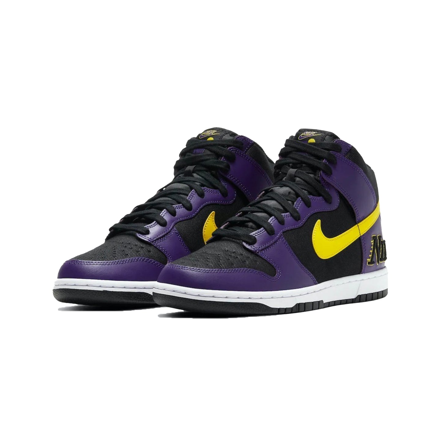 Nike Dunk High EMB Lakers