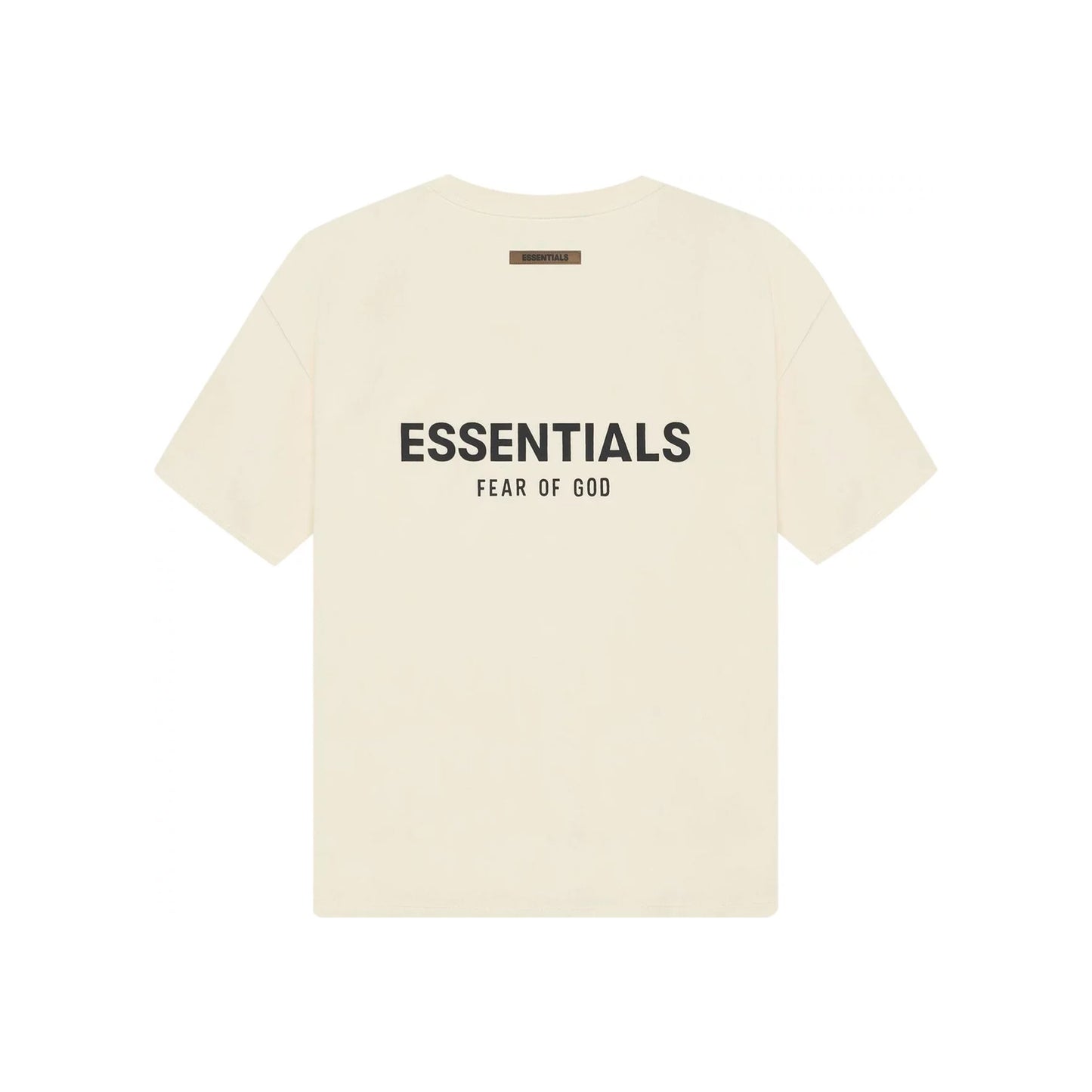 Fear of God Essentials Back Logo Tee Cream (SS21)