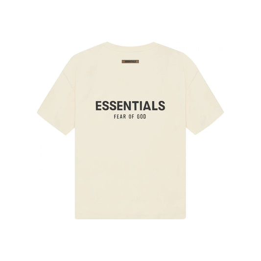 Fear of God Essentials Back Logo Tee Cream (SS21)
