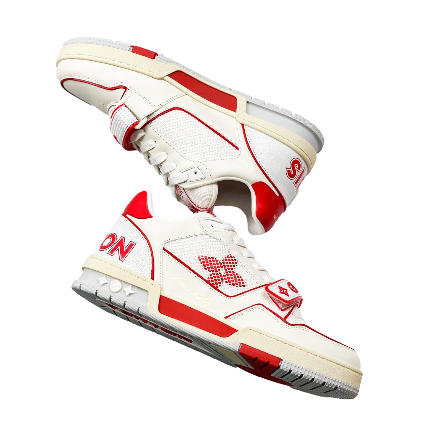 LOUIS VUITTON Trainer Red Mesh