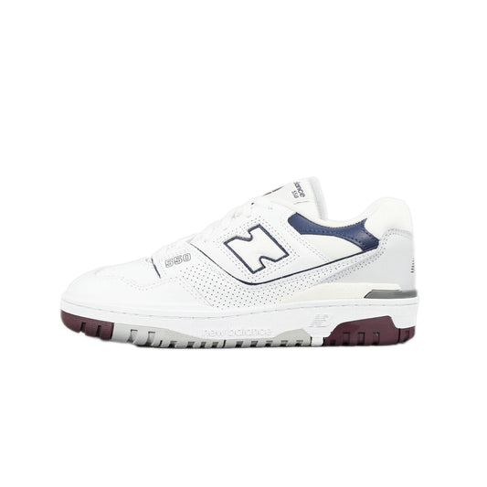 New Balance 550 White Natural Indigo Burgundy