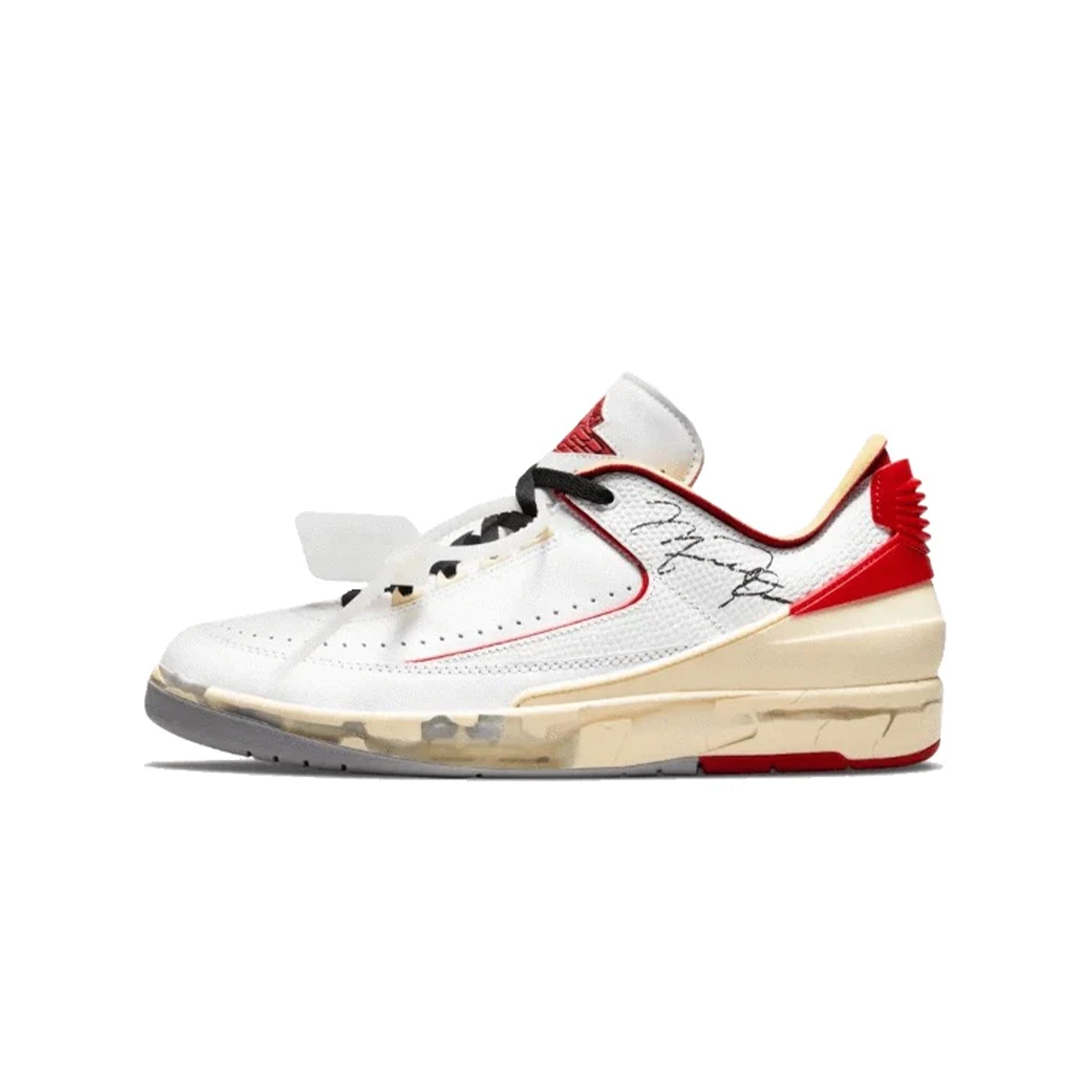Jordan Retro Low SP Off-White White Red – STEALPLUG KL