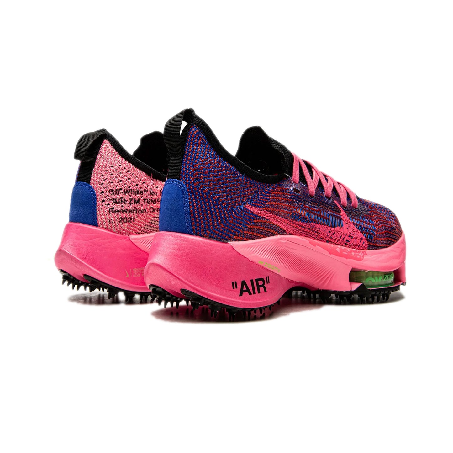 Nike Air Zoom Tempo Next% Flyknit Off-White Racer Blue Pink Glow