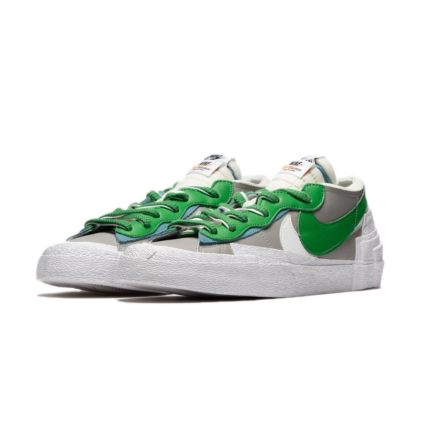 Nike Blazer Low sacai Medium Grey Classic Green