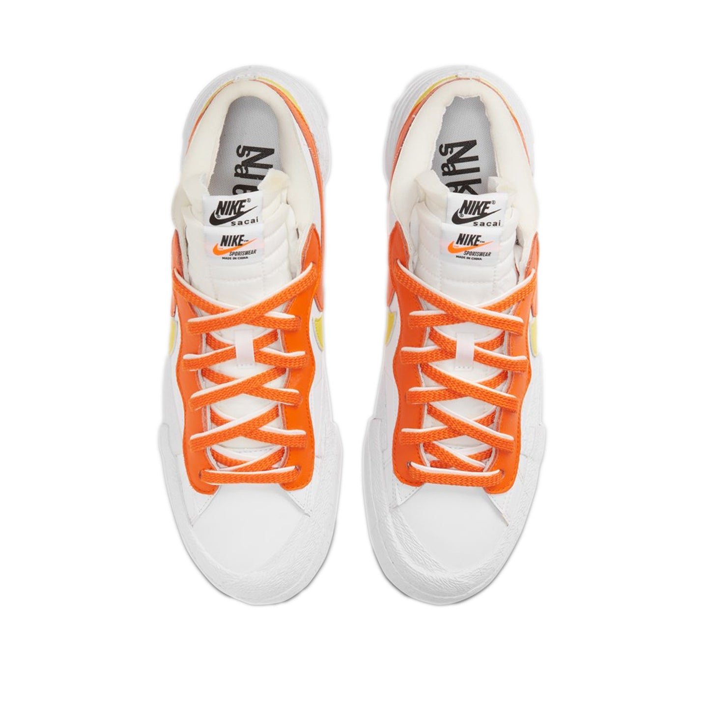 Nike Blazer Low sacai White Magma Orange