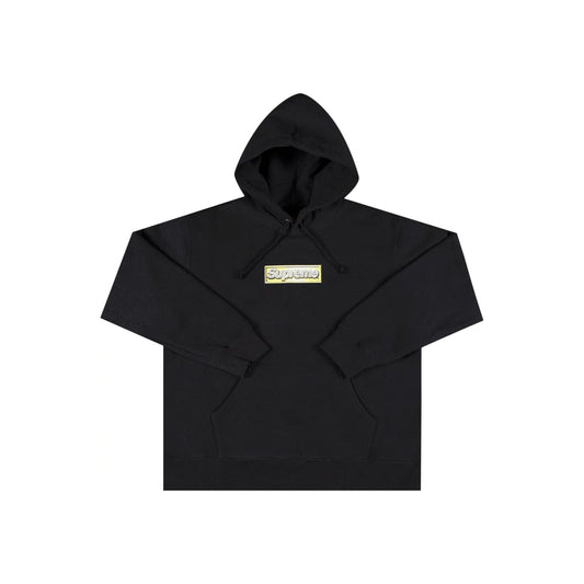 Supreme Bling Box Logo Hooded Sweatshirt Black (SS22)
